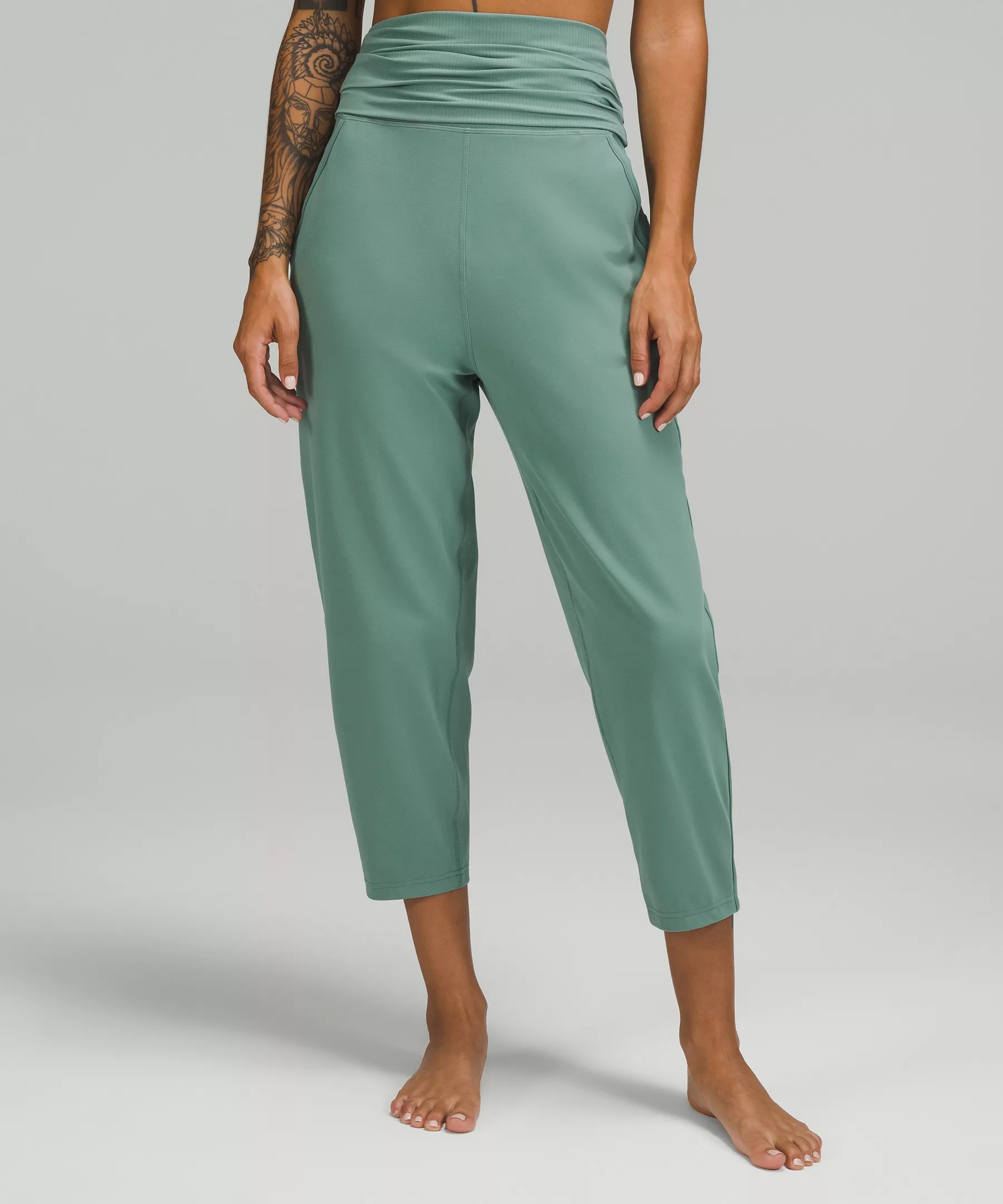 lululemon Align™ Ribbed Waist Cropped Jogger  Tidewater Teal