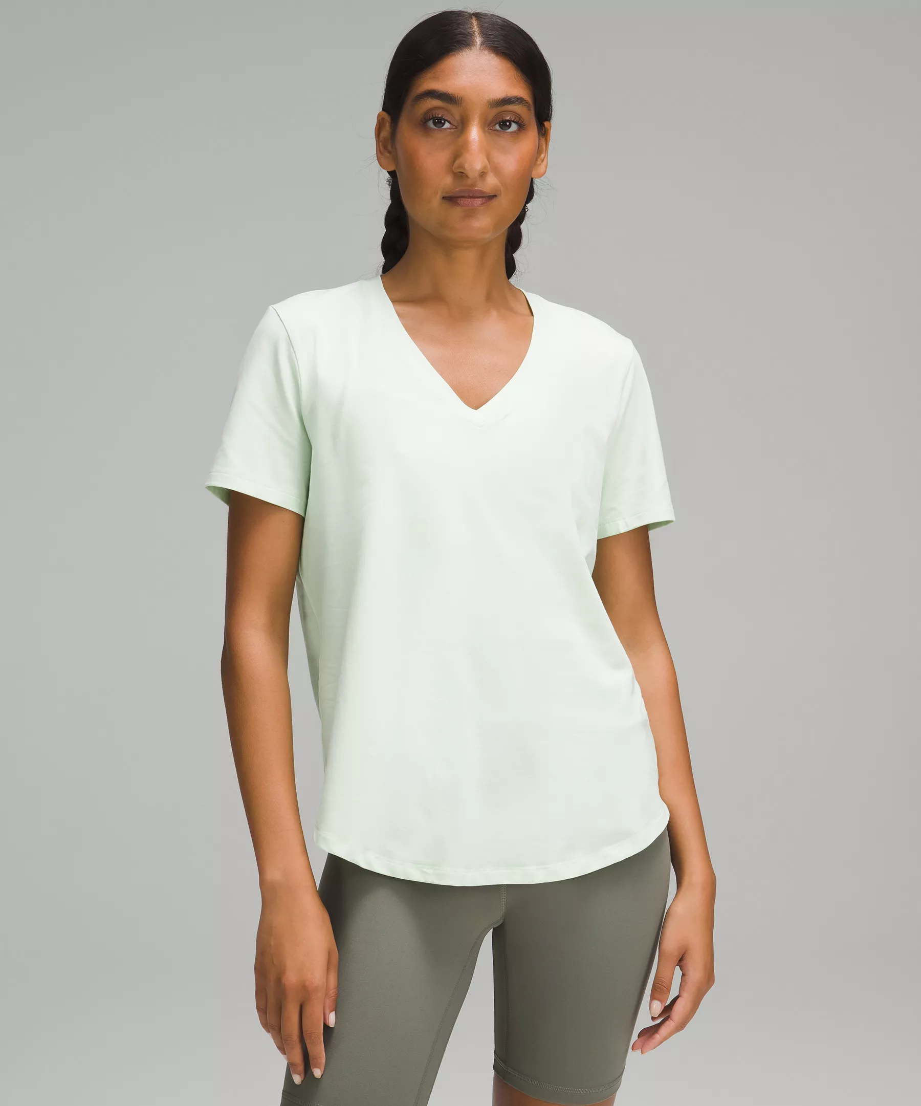 Love V-Neck T-Shirt *Online Only Kohlrabi Green