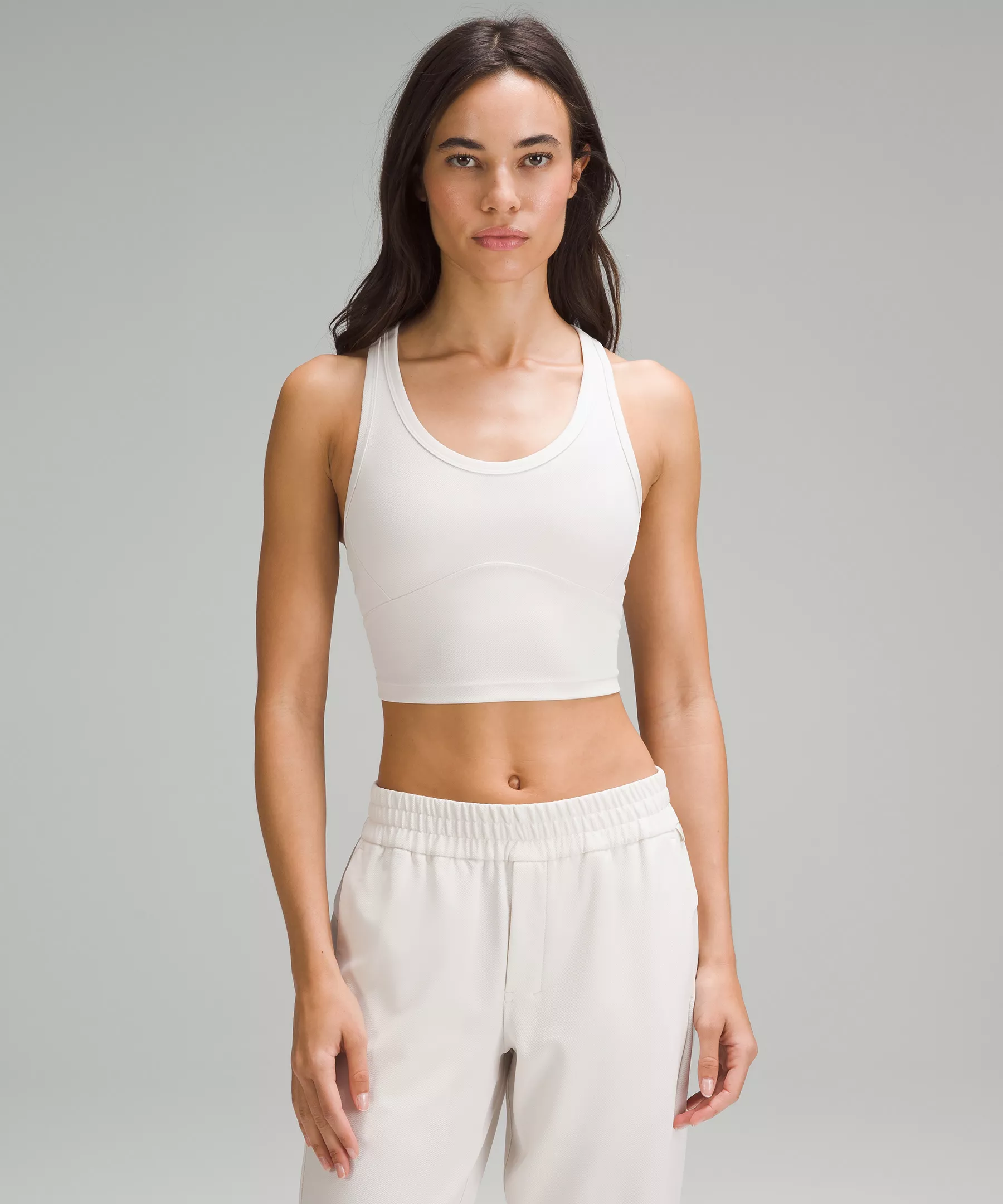 lululemon lab Stretch Cupro Cropped Tank Top White Opal