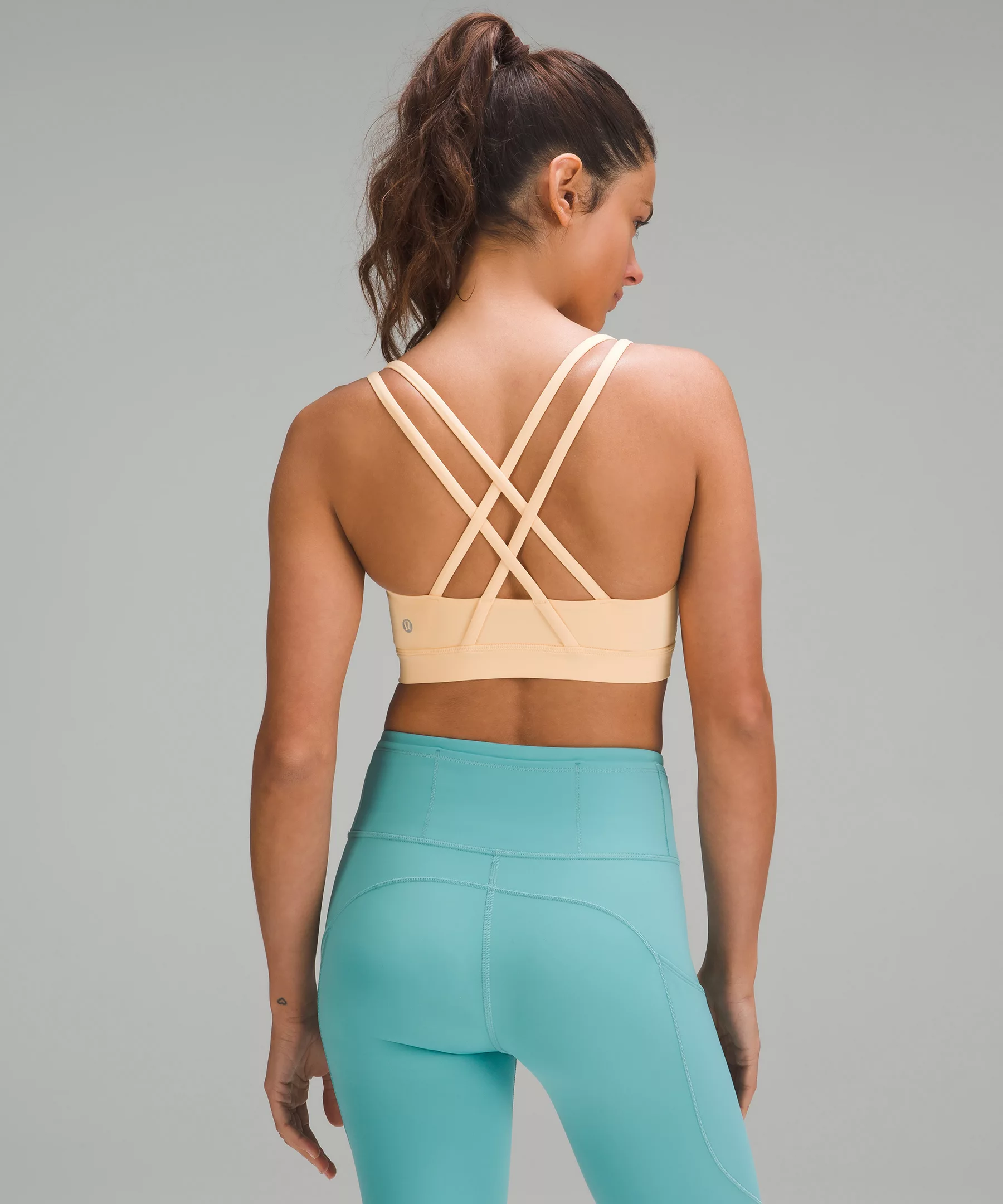 lululemon Energy Bra *Medium Support, B–D Cups Summer Glow