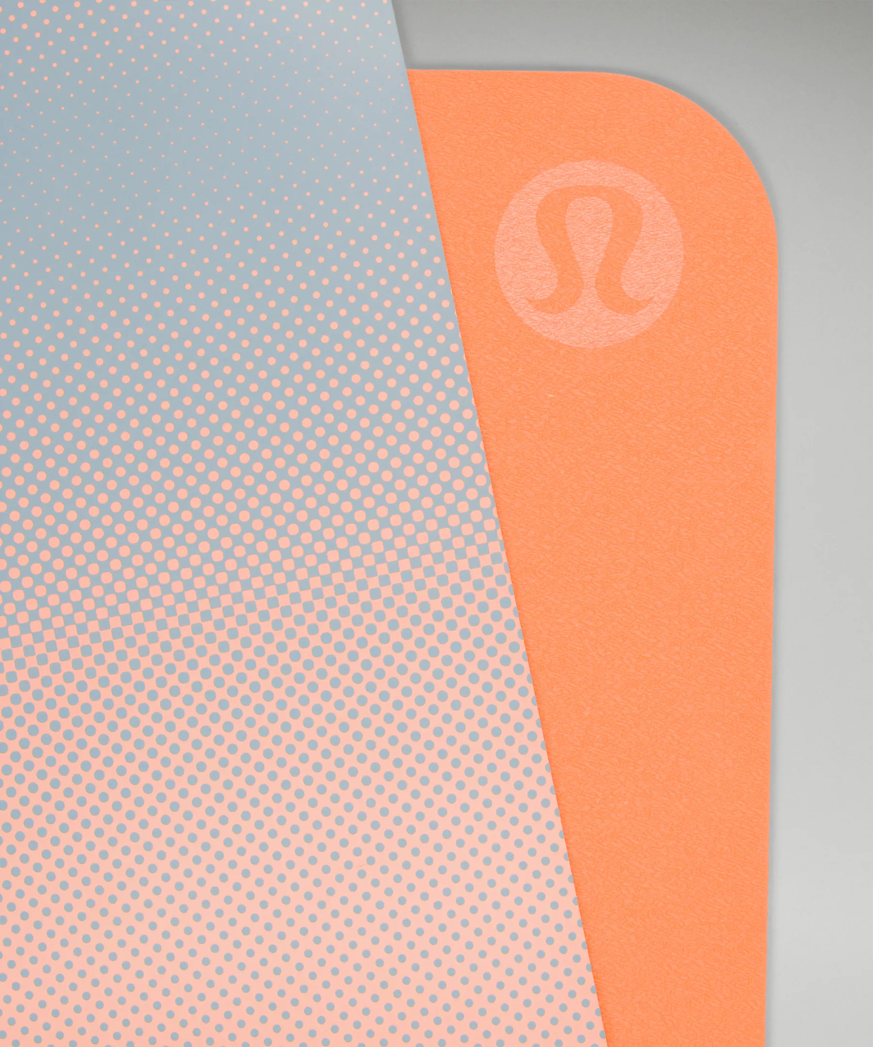 The Mat 5mm *Made With FSC-Certified Rubber Ombre Glide Mat Golden Apricot Cyan Blue/Orange Frappe