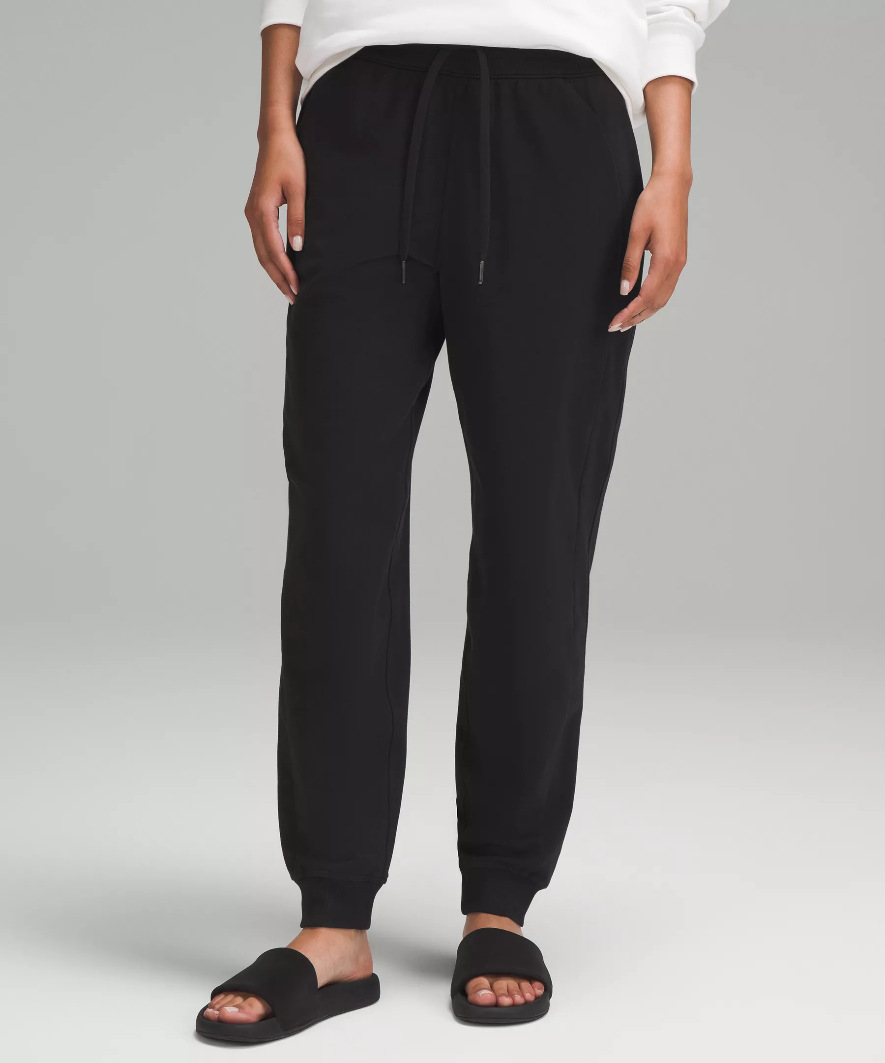 Scuba High-Rise French Terry Jogger *Full Length Black