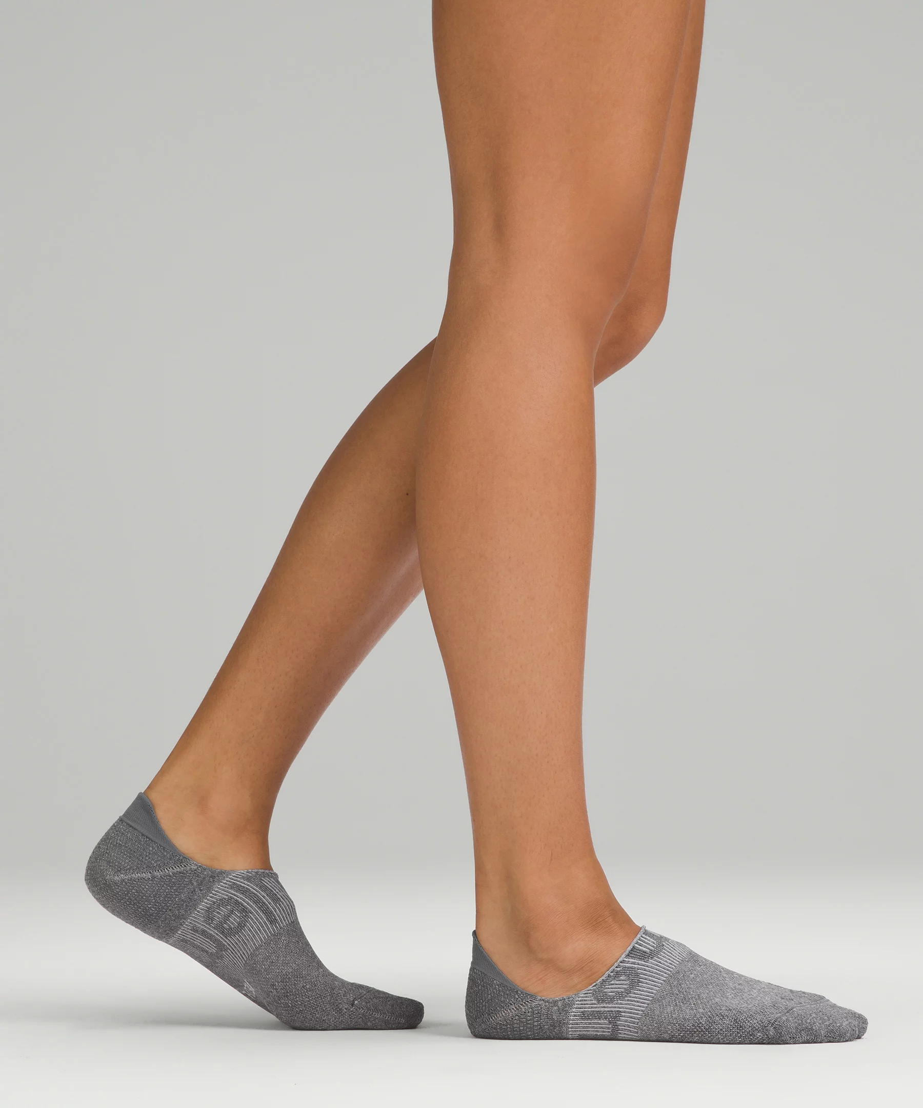 Women's Power Stride No-Show Sock with Active Grip 3 Pack Heather Grey