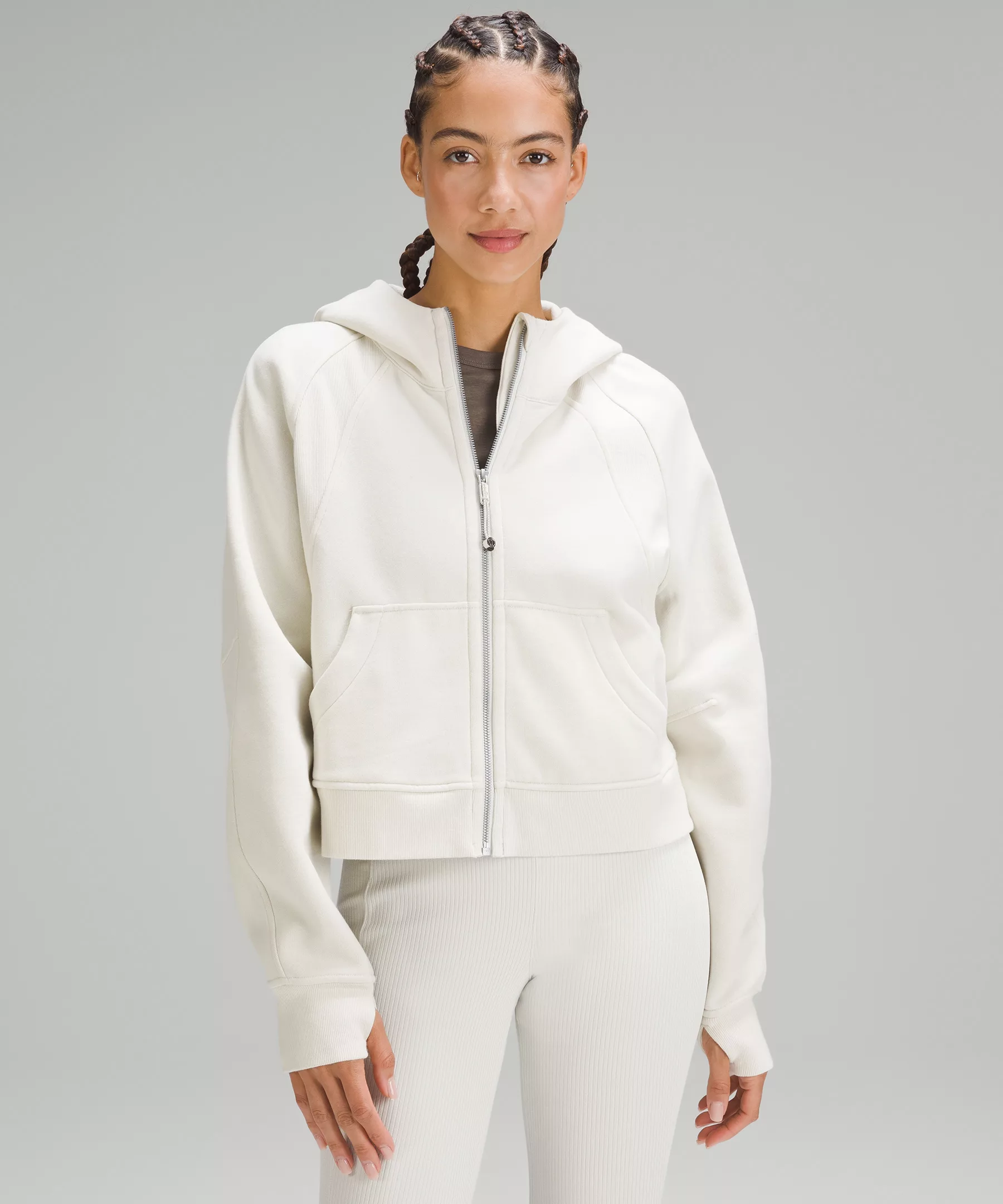 Scuba Oversized Full Zip bone