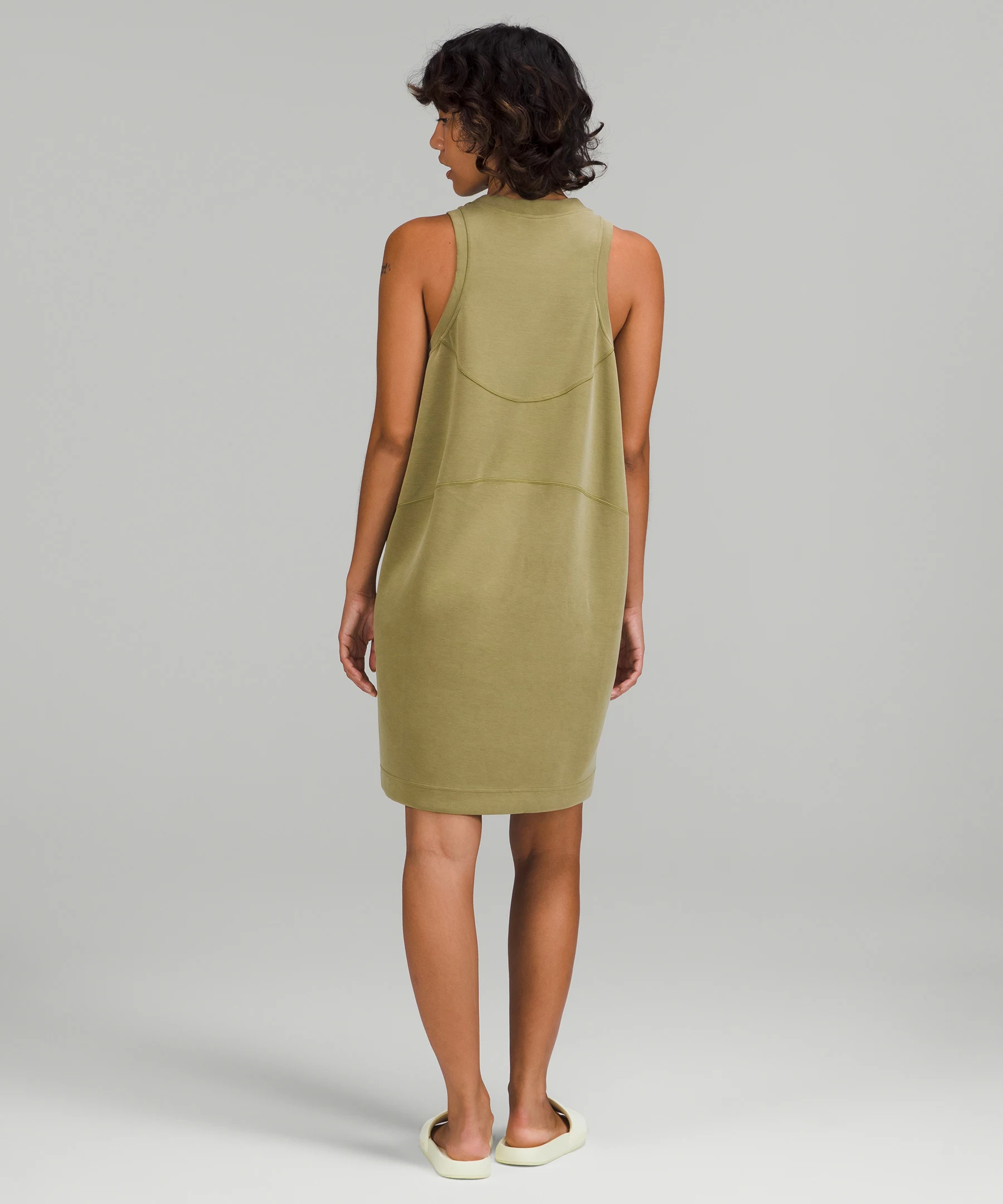 Softstreme Back In Action Dress *Online Only  Bronze Green