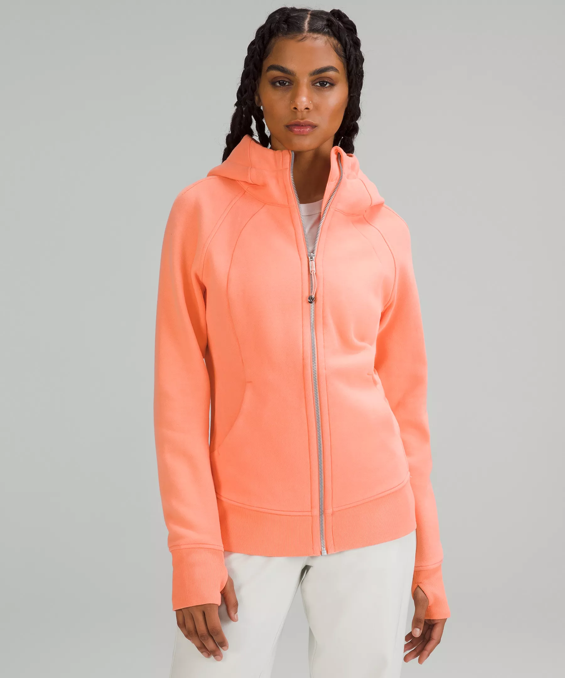 Scuba Full-Zip Hoodie sunny coral