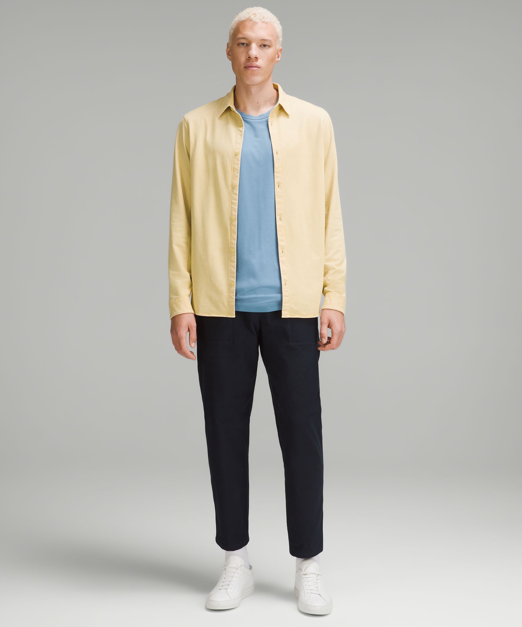 Commission Long Sleeve Shirt Enzyme Dye Golden Sand