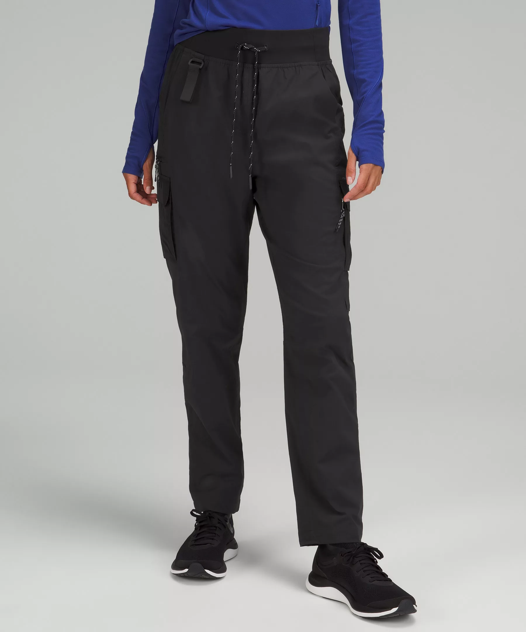 Cargo High-Rise Lined Hiking Pant Black