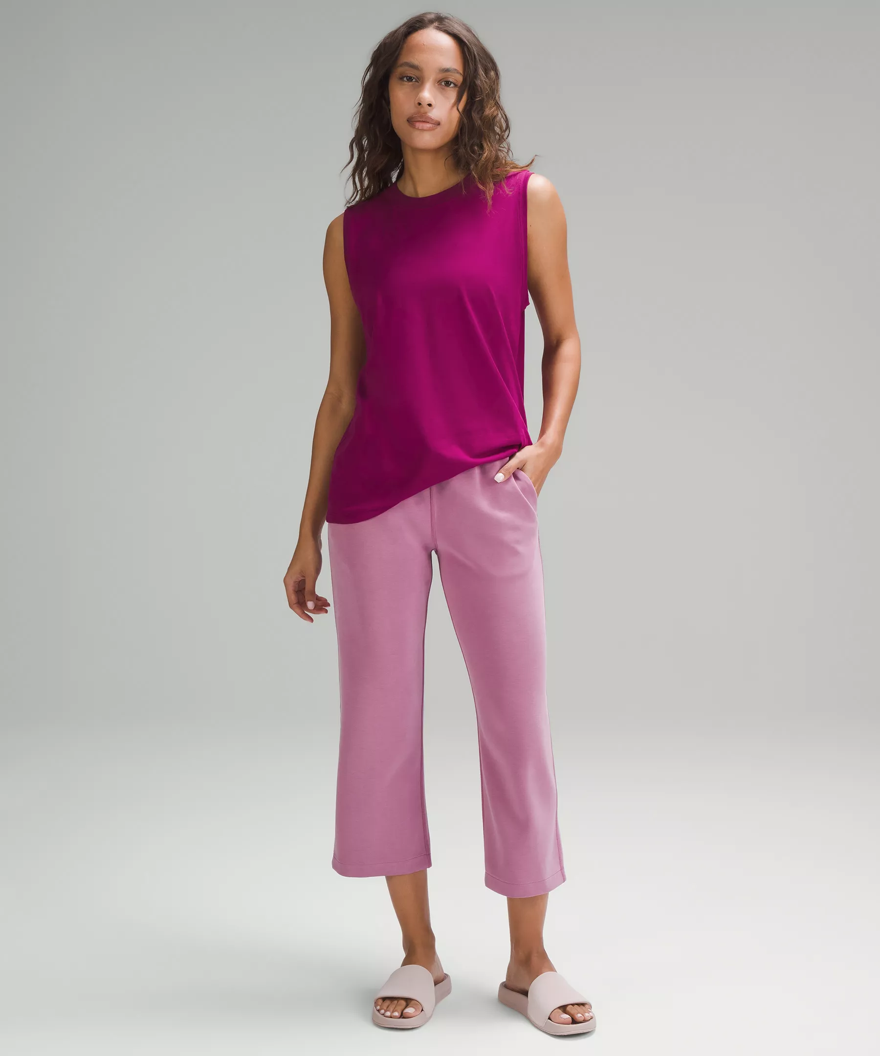 All Yours Tank Top Online Only Magenta Purple