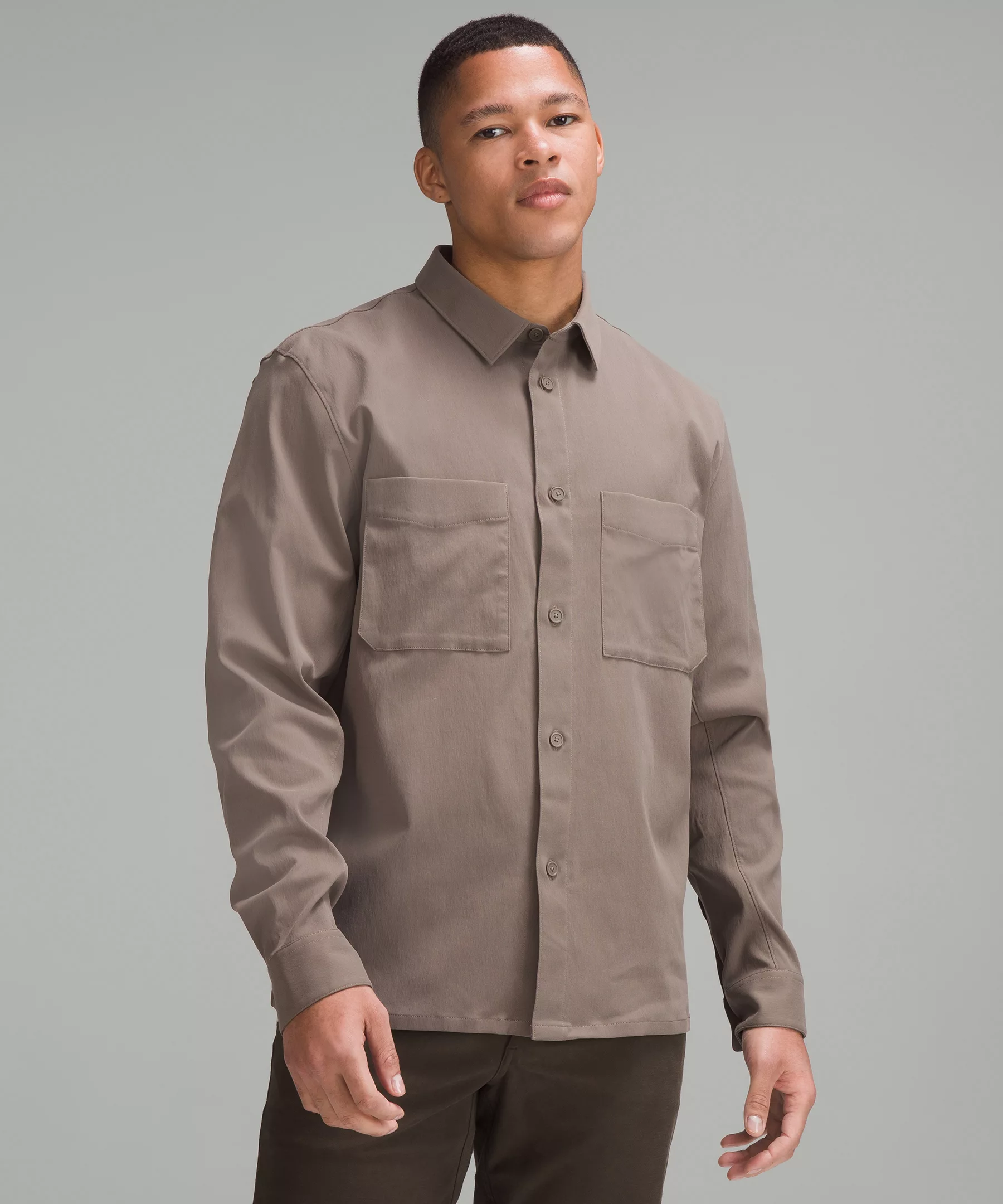 Relaxed-Fit Long-Sleeve Button-Up Shirt Nomad