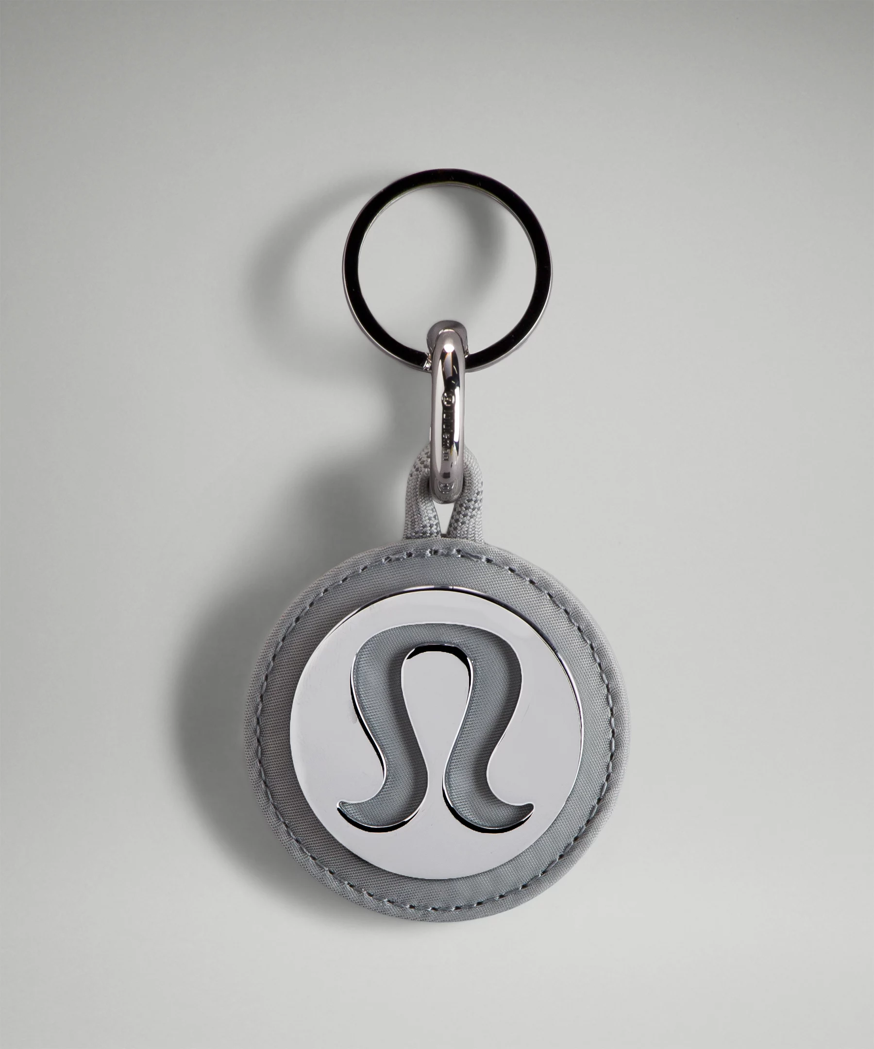 lululemon Logo Bag Charm & Keychain Silver/Silver Drop