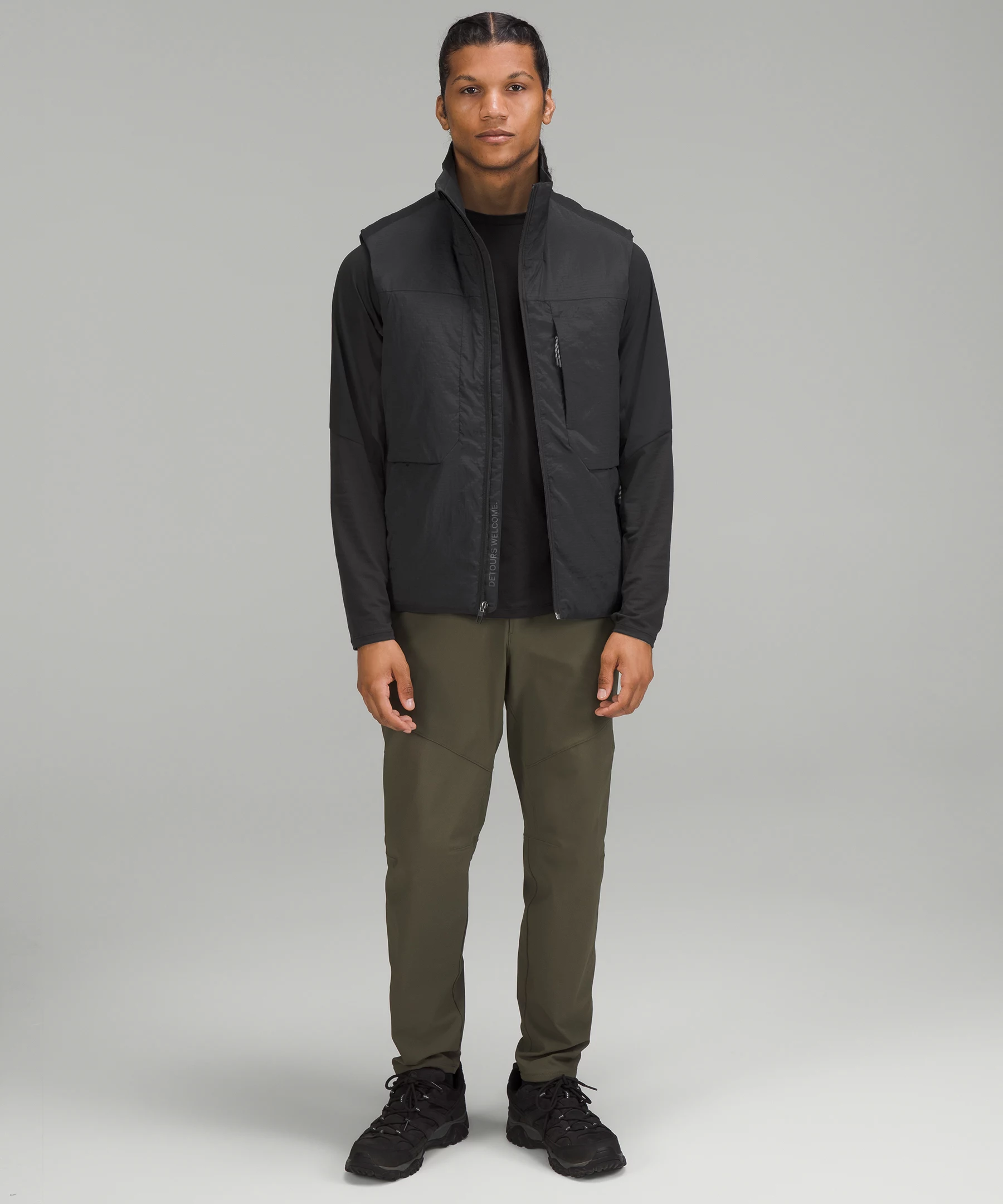 Insulated Hiking Vest Black