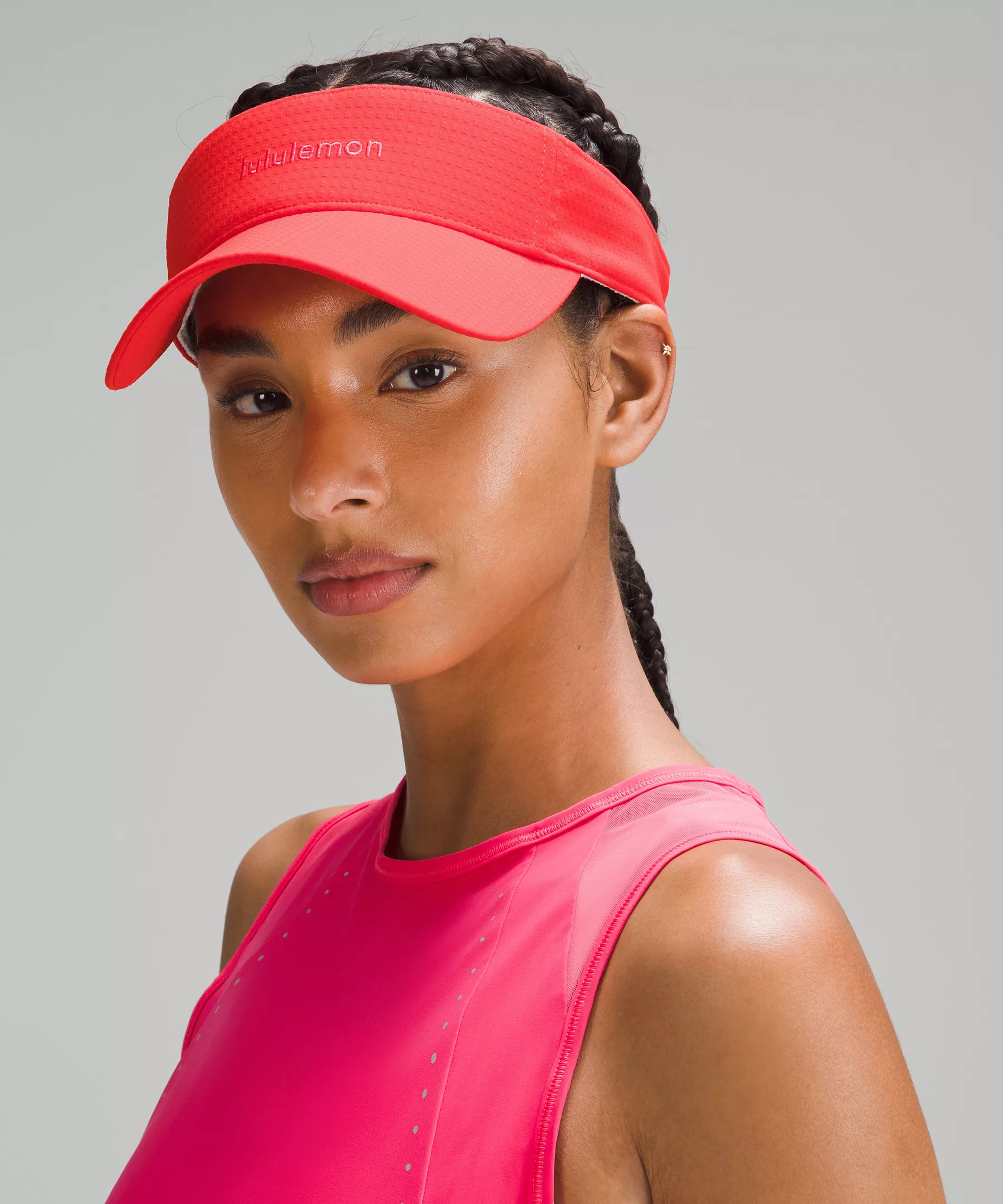 Removable Sweatband All-Sport Visor *Tennis Hot Heat/Lip Gloss