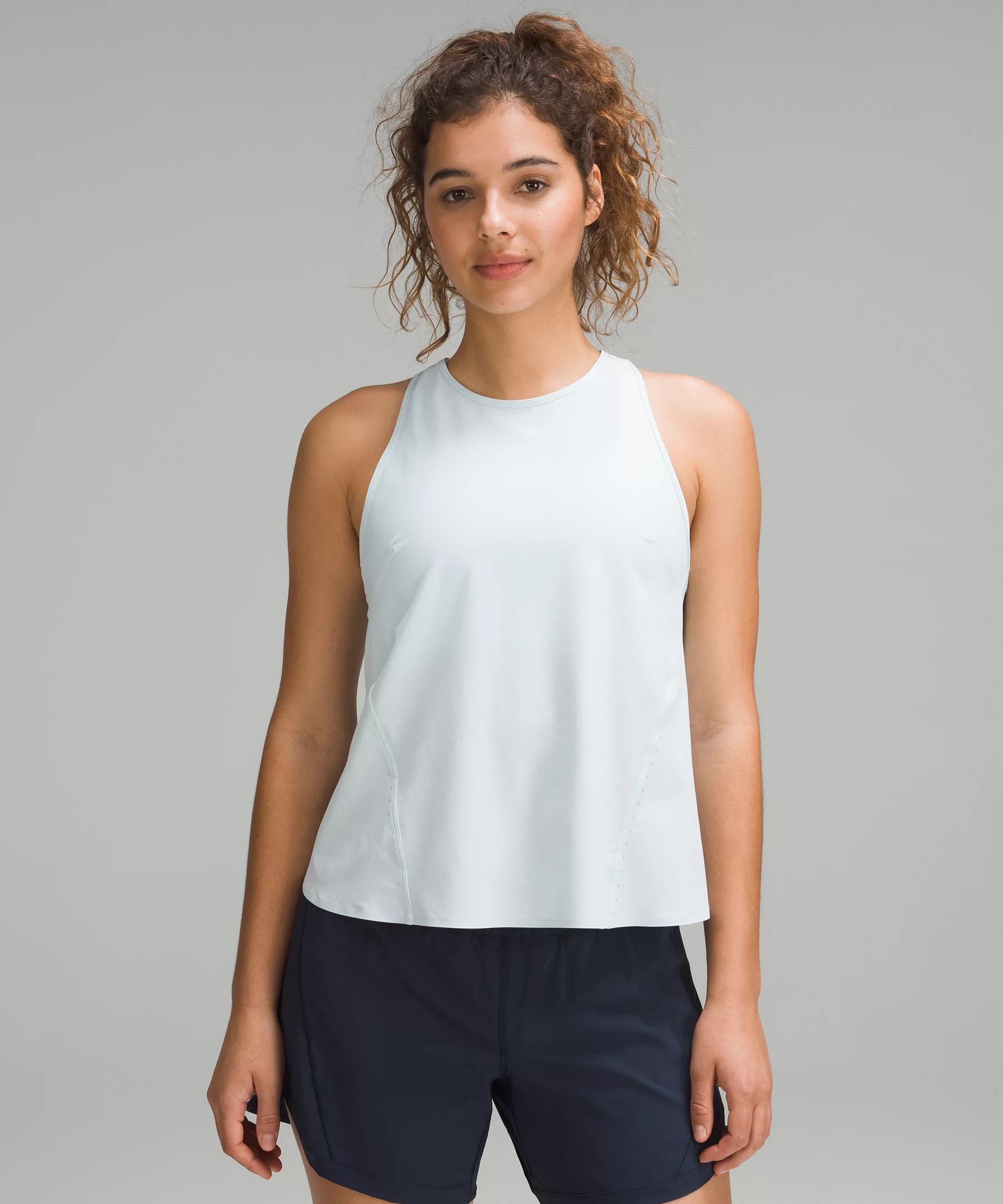 Lightweight Stretch Running Tank Top *Online Only Powder Blue