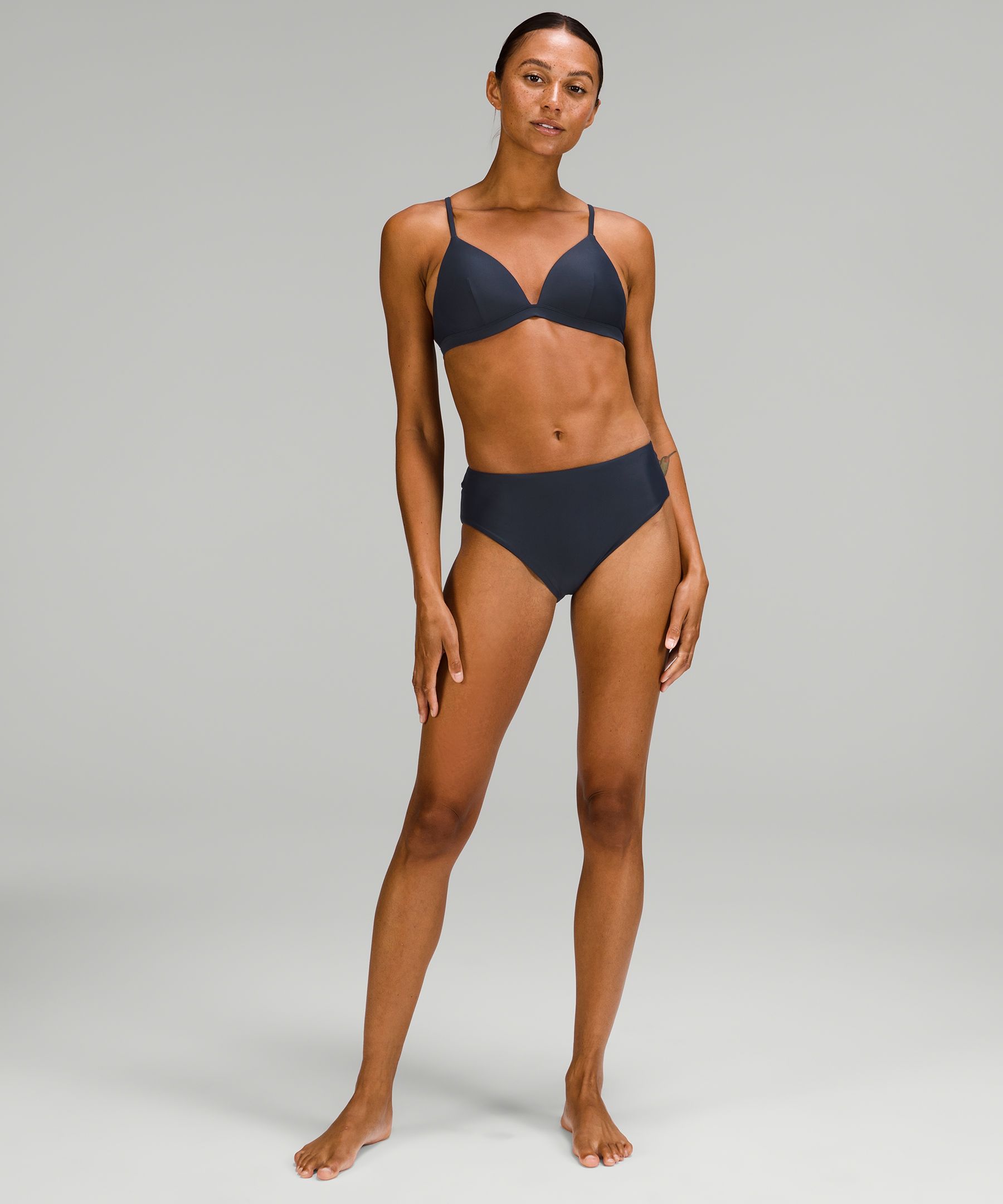 Waterside Super-High-Rise High-Leg Swim Bottom True Navy