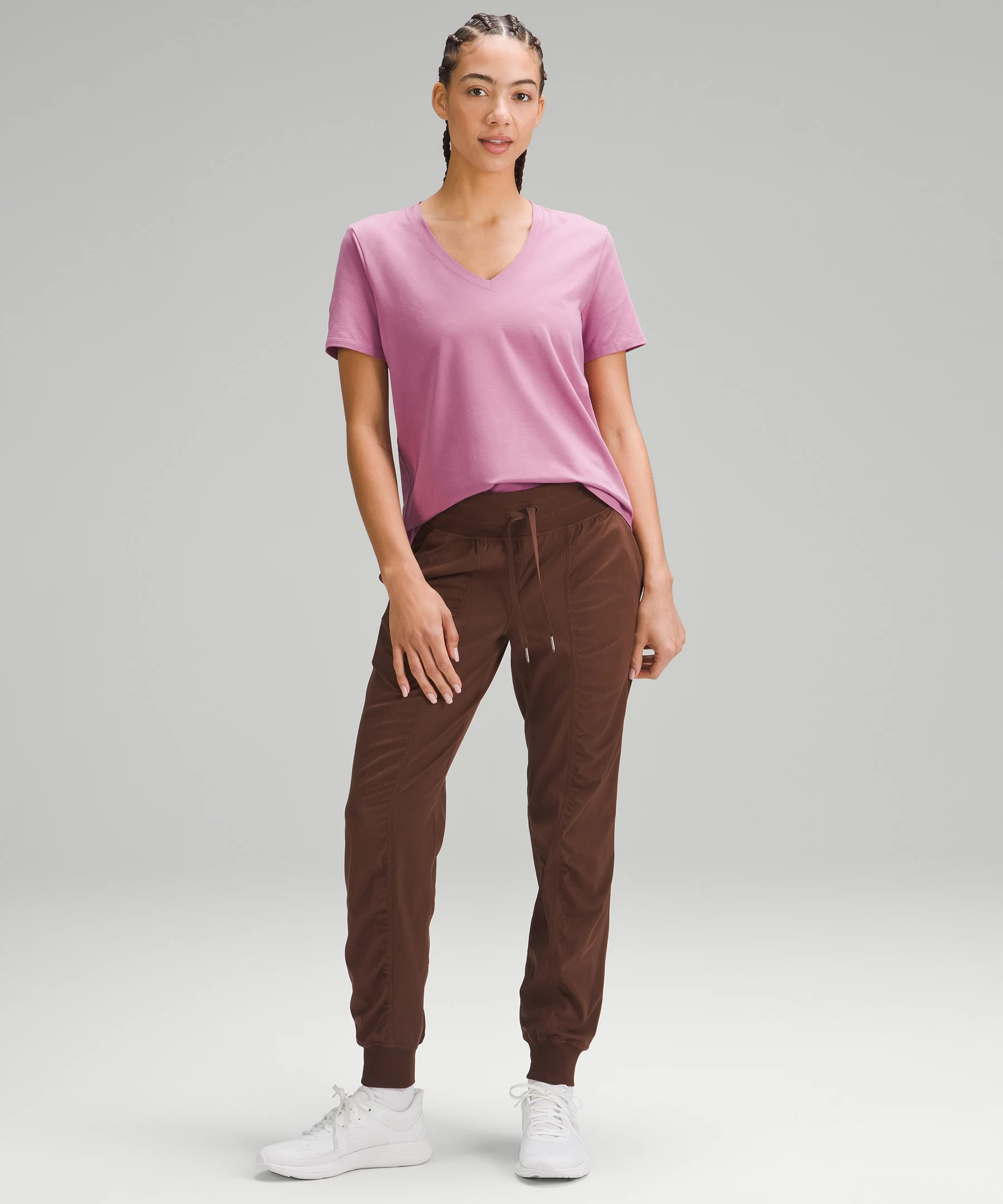 Love V-Neck T-Shirt velvet dust