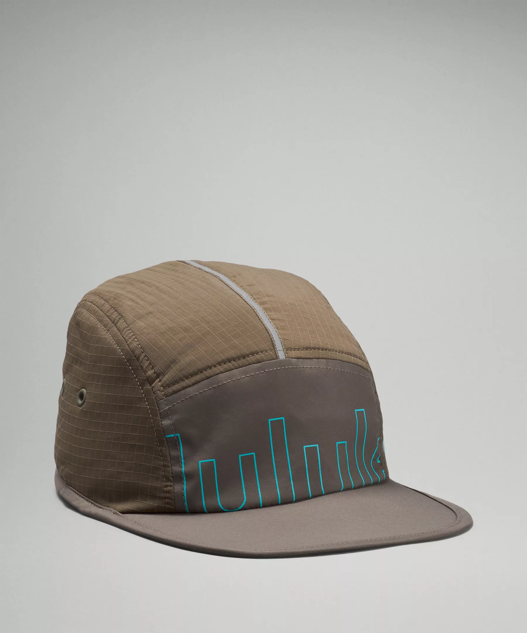 Insulated Drawcord Hiking Cap Carob Brown/Electric Turquoise