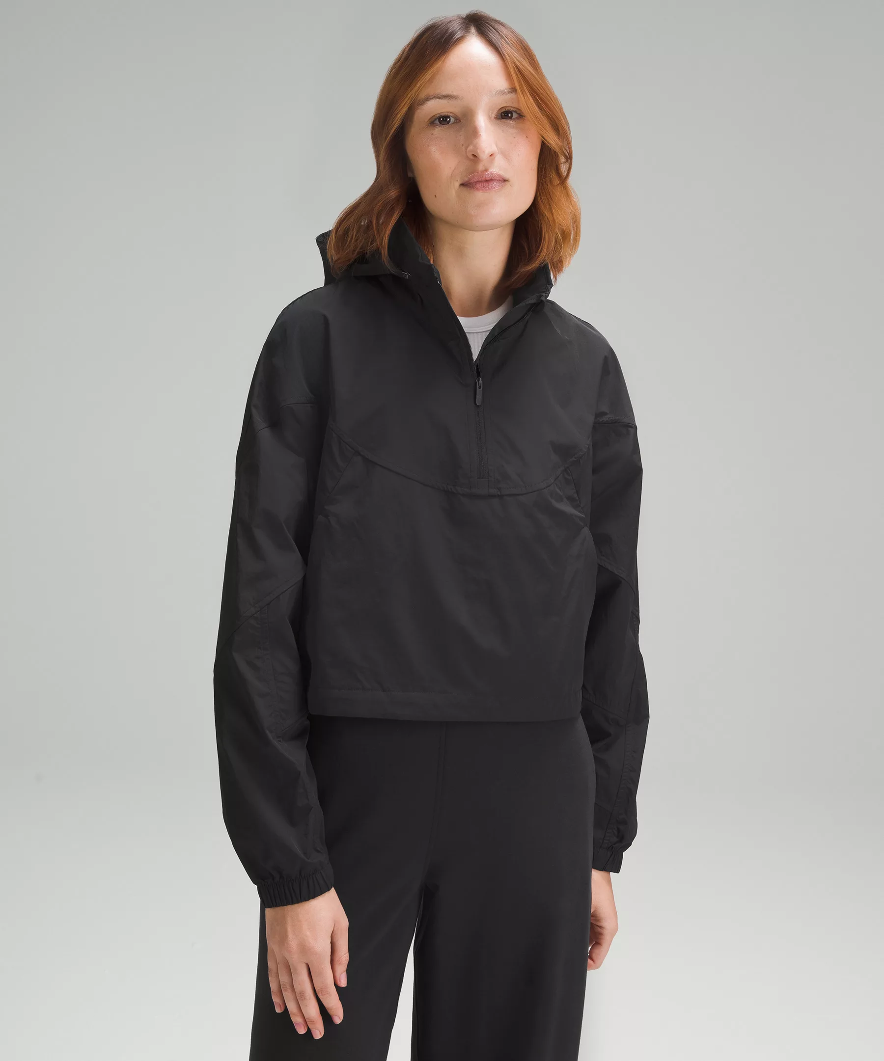 Evergreen Cropped Anorak Black