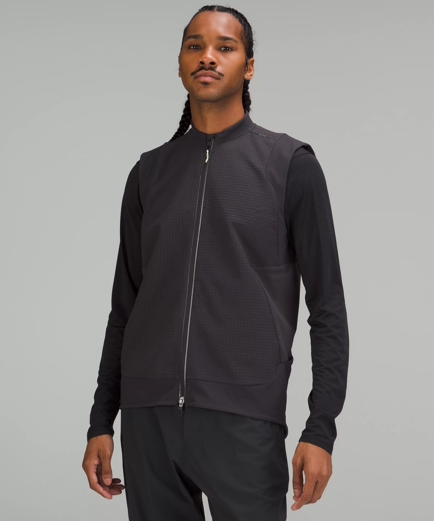 Cold Terrain Fleece Vest Black Granite