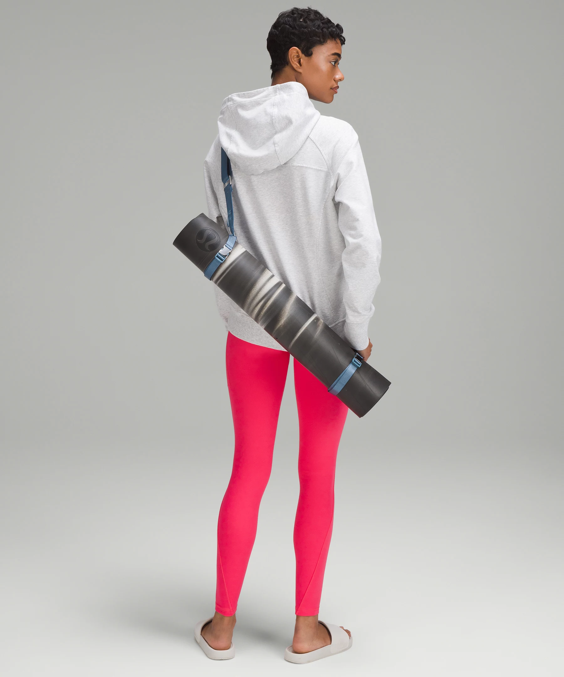 Adjustable Yoga Mat Strap Utility Blue