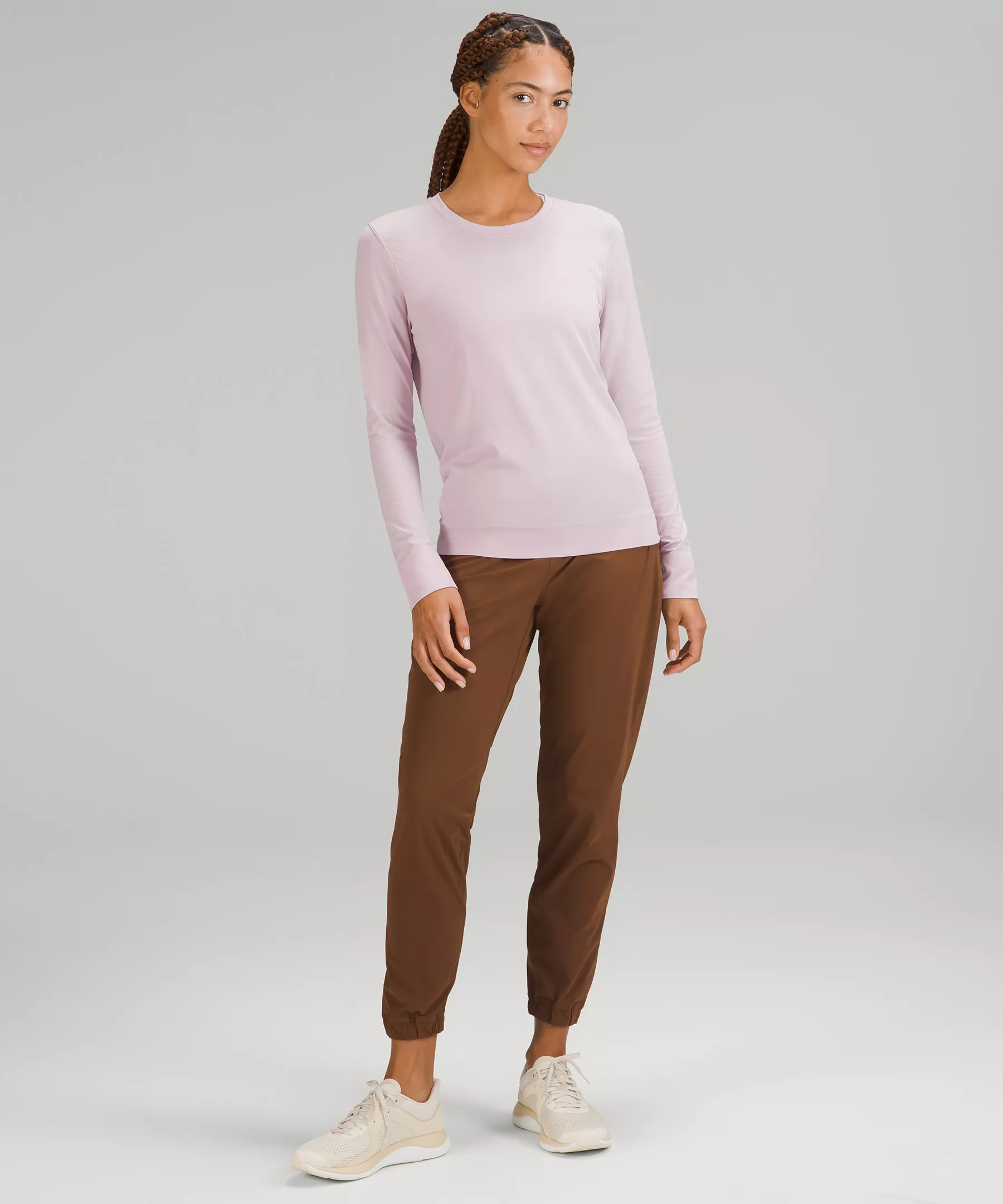 Swiftly Relaxed-Fit Long Sleeve Shirt Pink Peony/Pink Peony