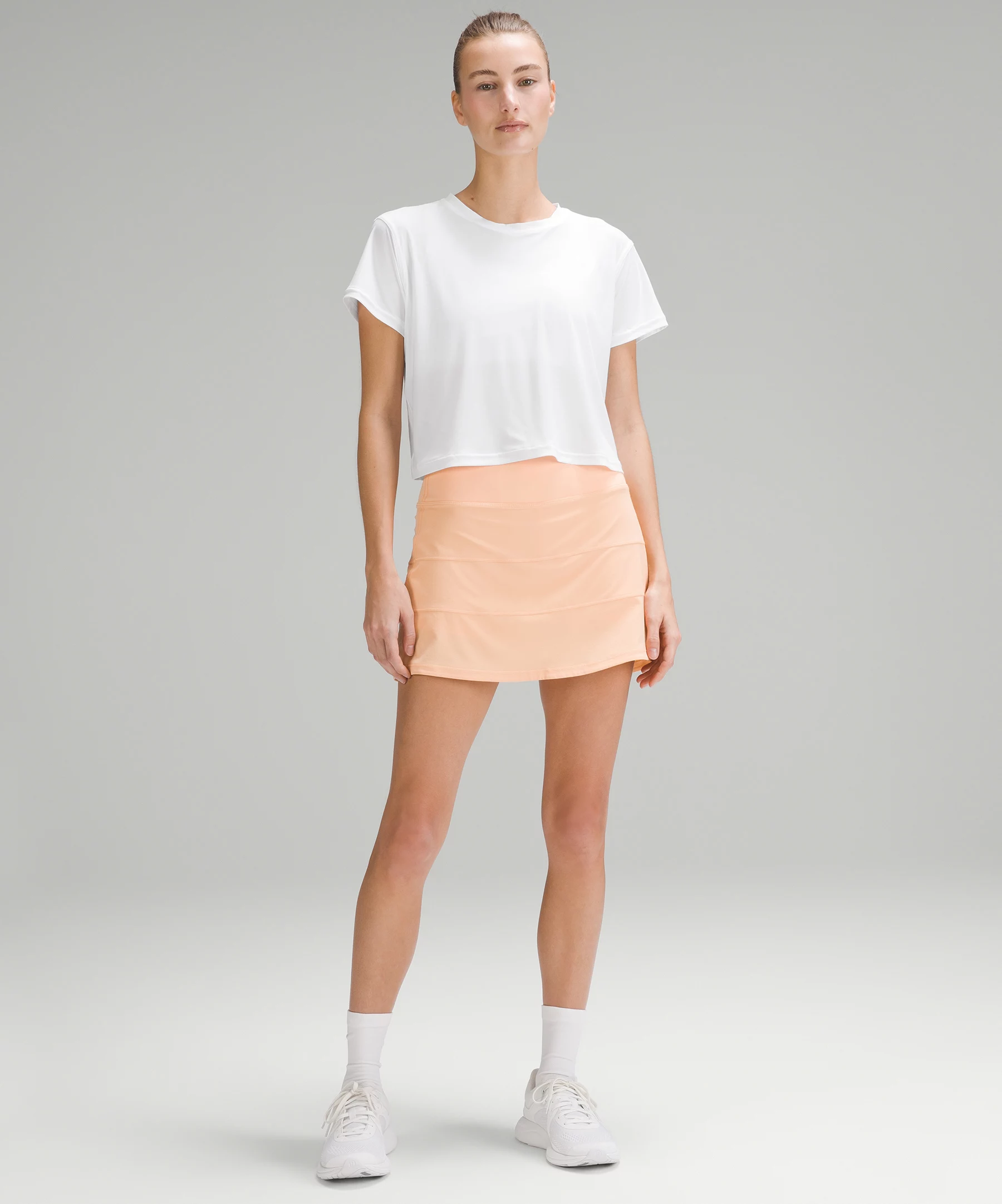 Lightweight Tennis Crewneck T-Shirt White