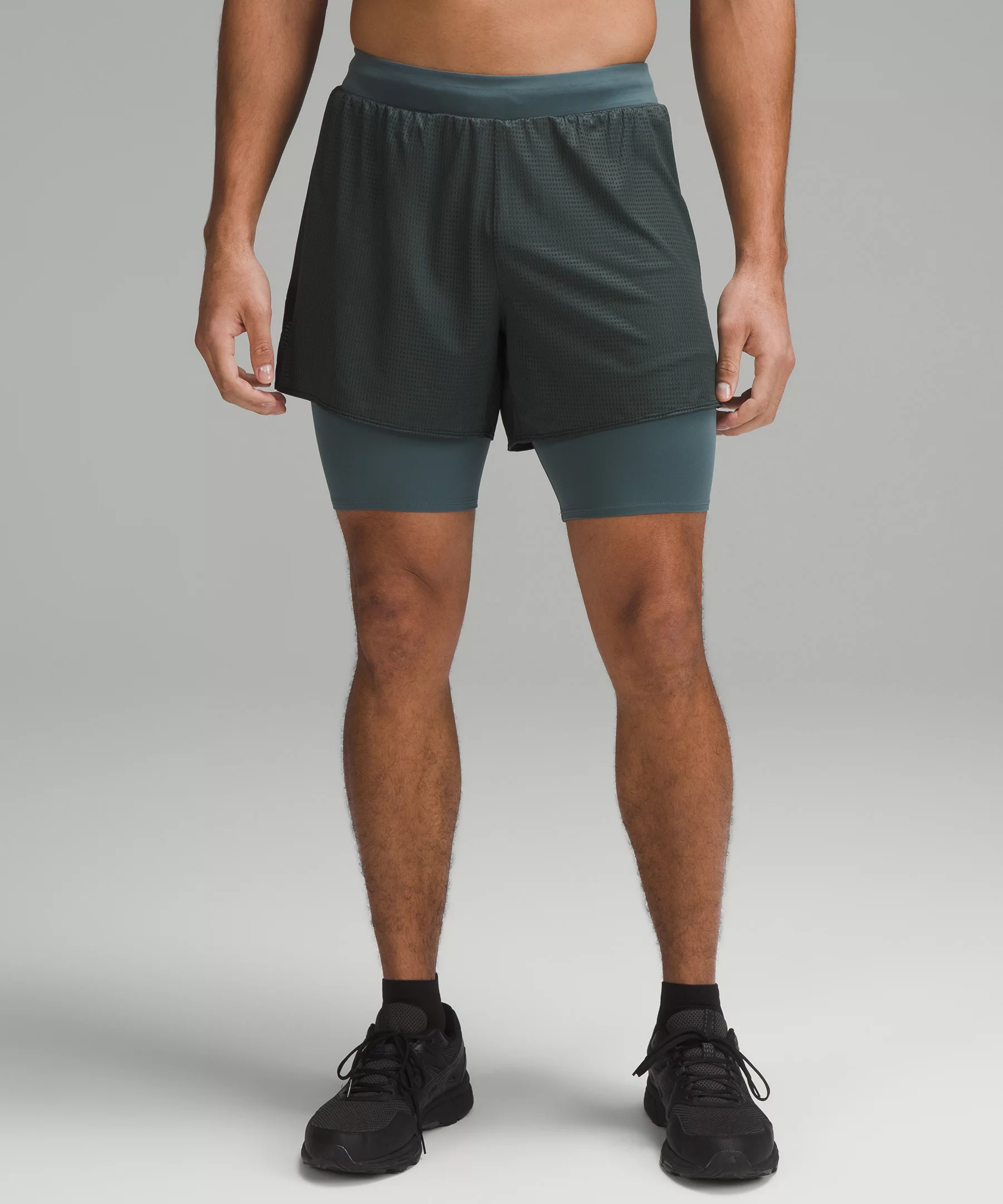 lululemon lab Grid Mesh Lined Short 4.5