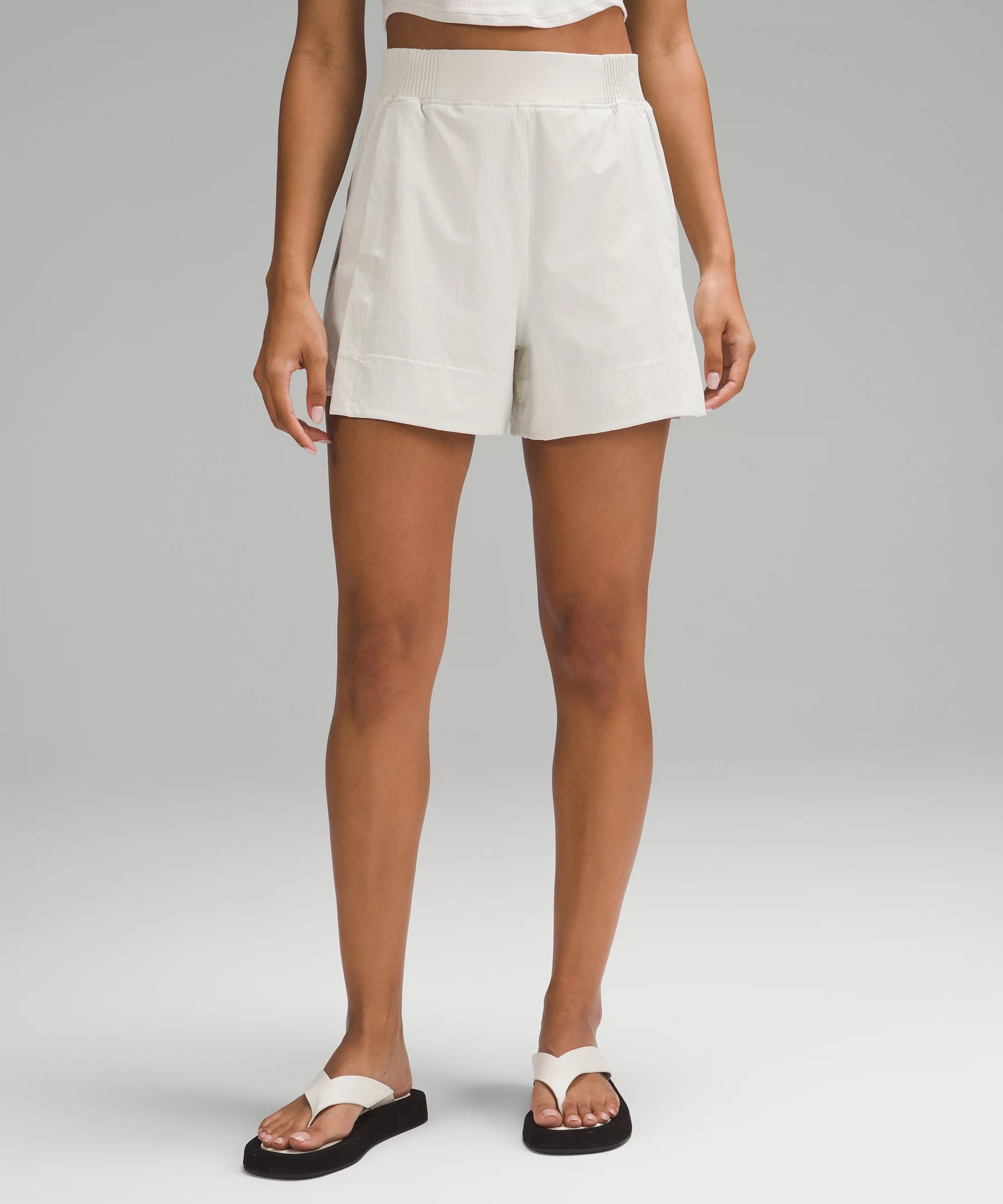 Stretch Woven Relaxed-Fit High-Rise Short 4