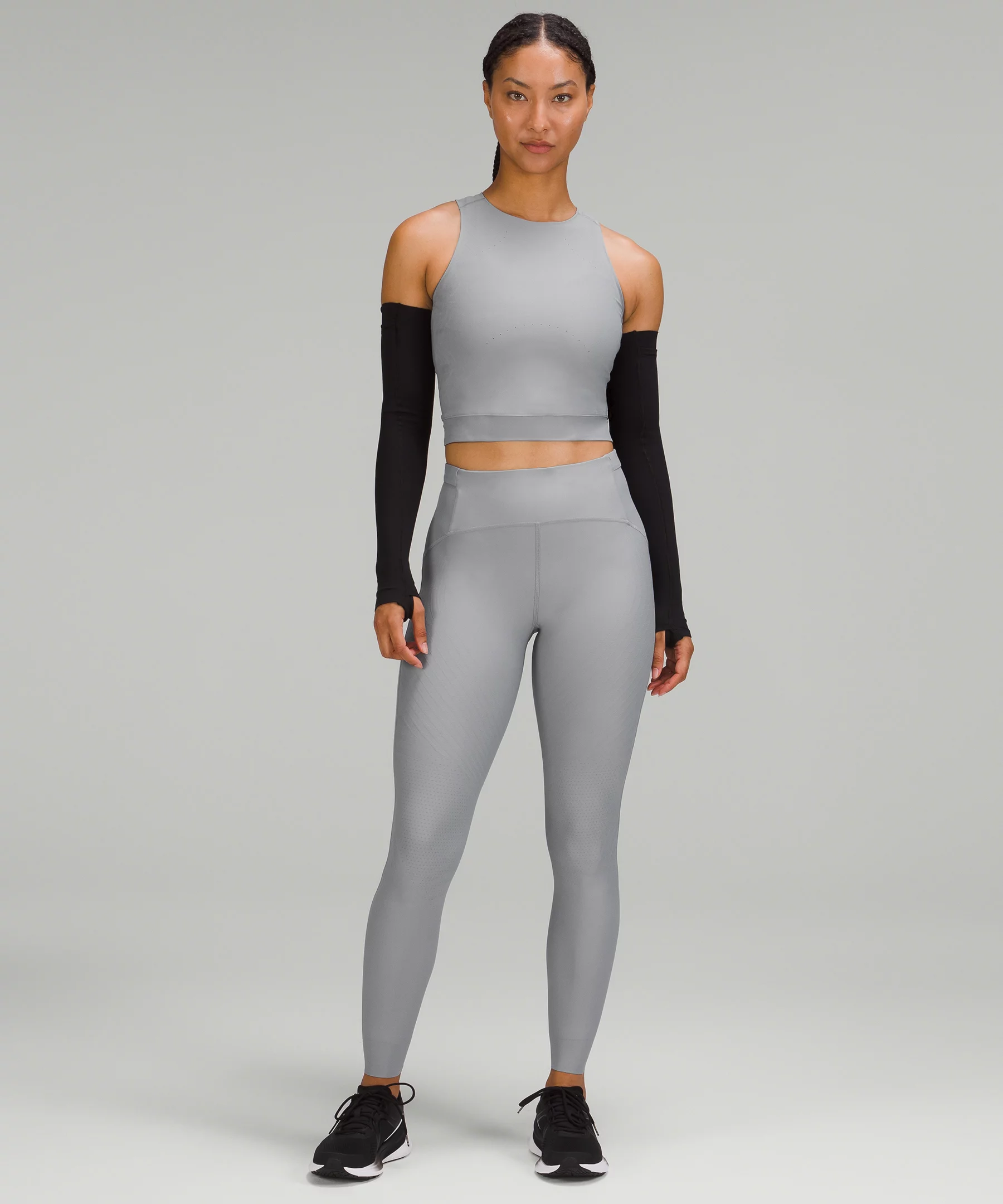 SenseKnit Running Tank Top Rhino Grey