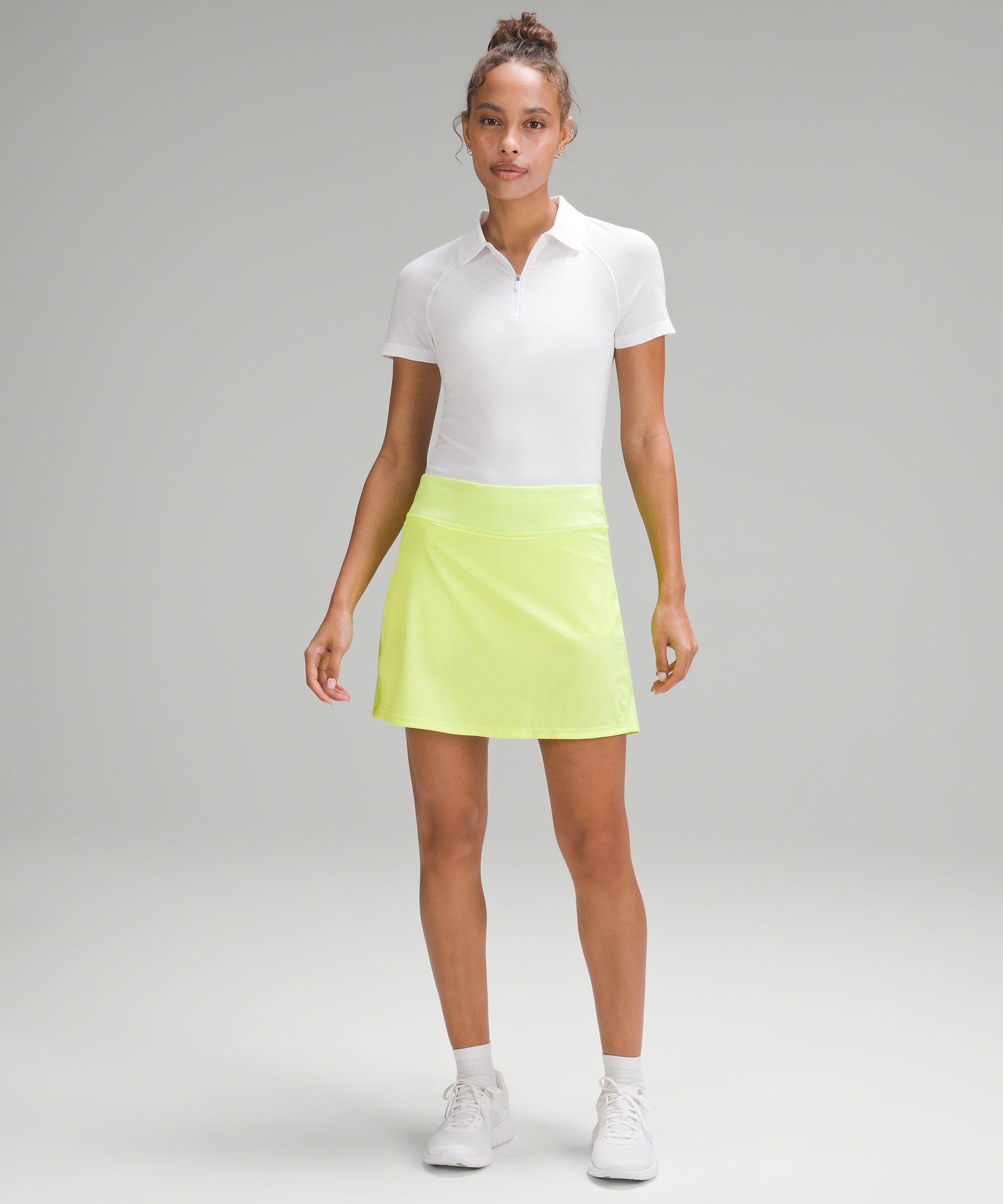 Pace Rival Mid-Rise Skirt *Extra Long Online Only Electric Lemon