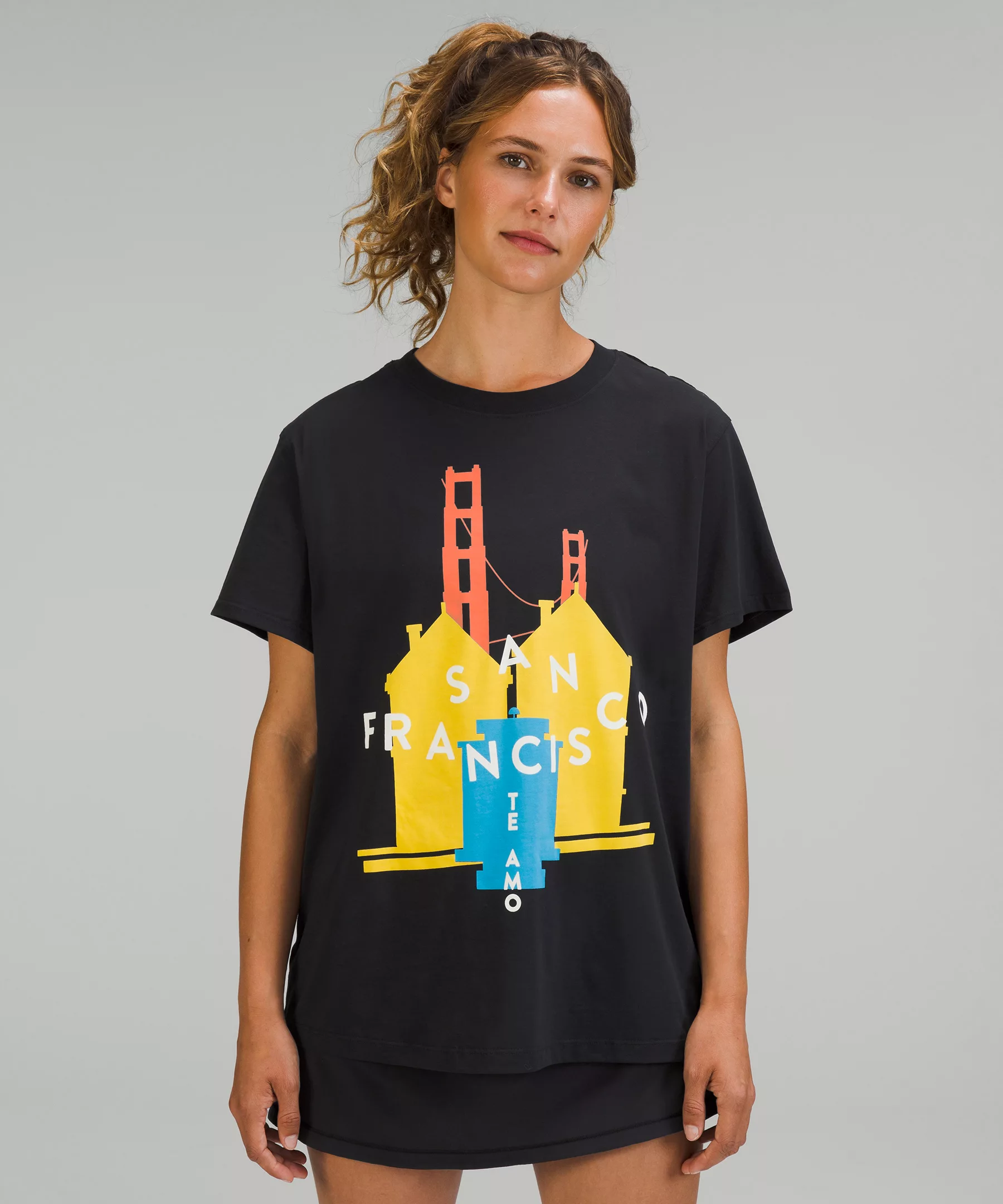 All Yours Cotton T-Shirt *San Francisco Black