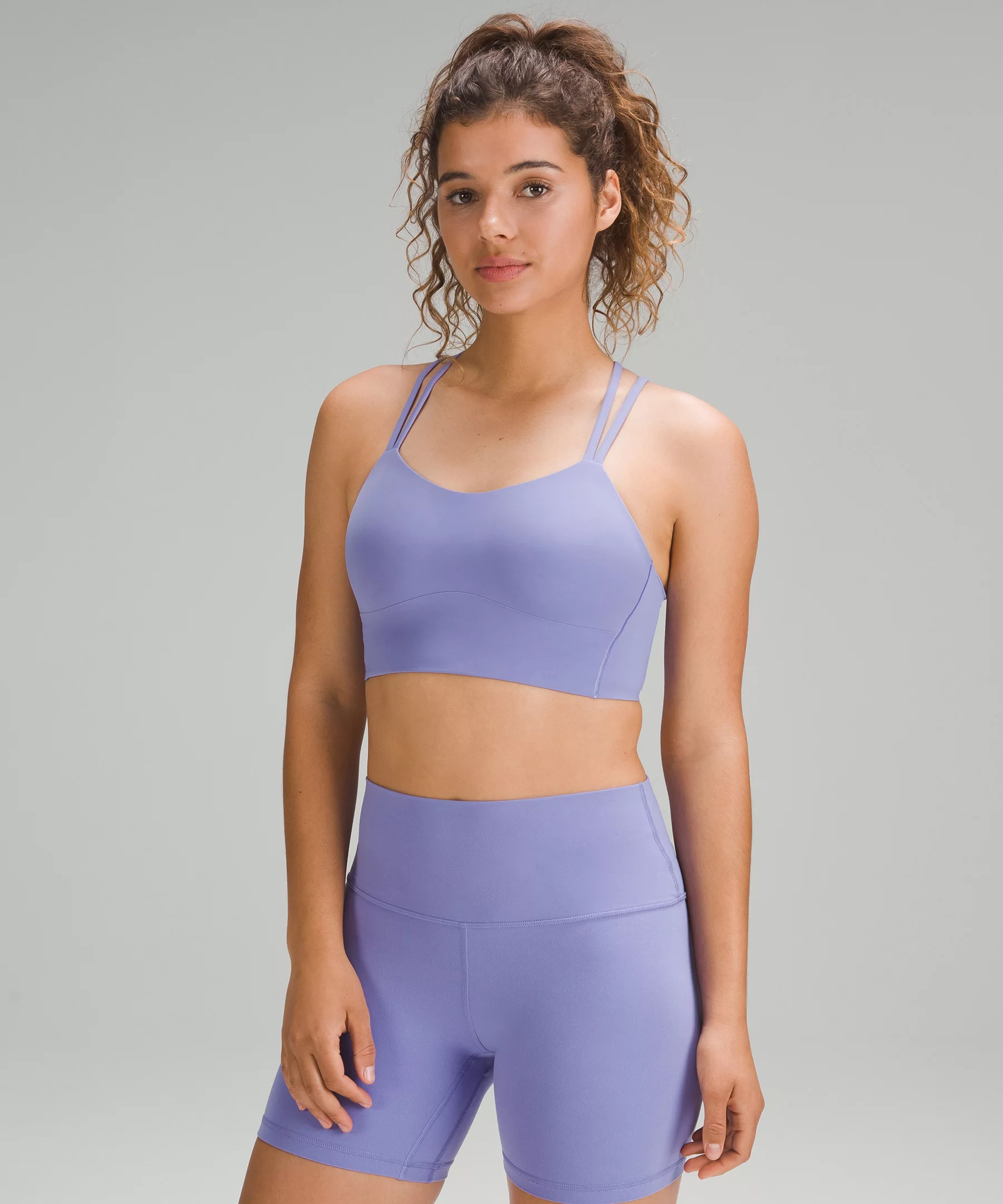 Like a Cloud Longline Bra *Light Support, B/C Cup Dark Lavender