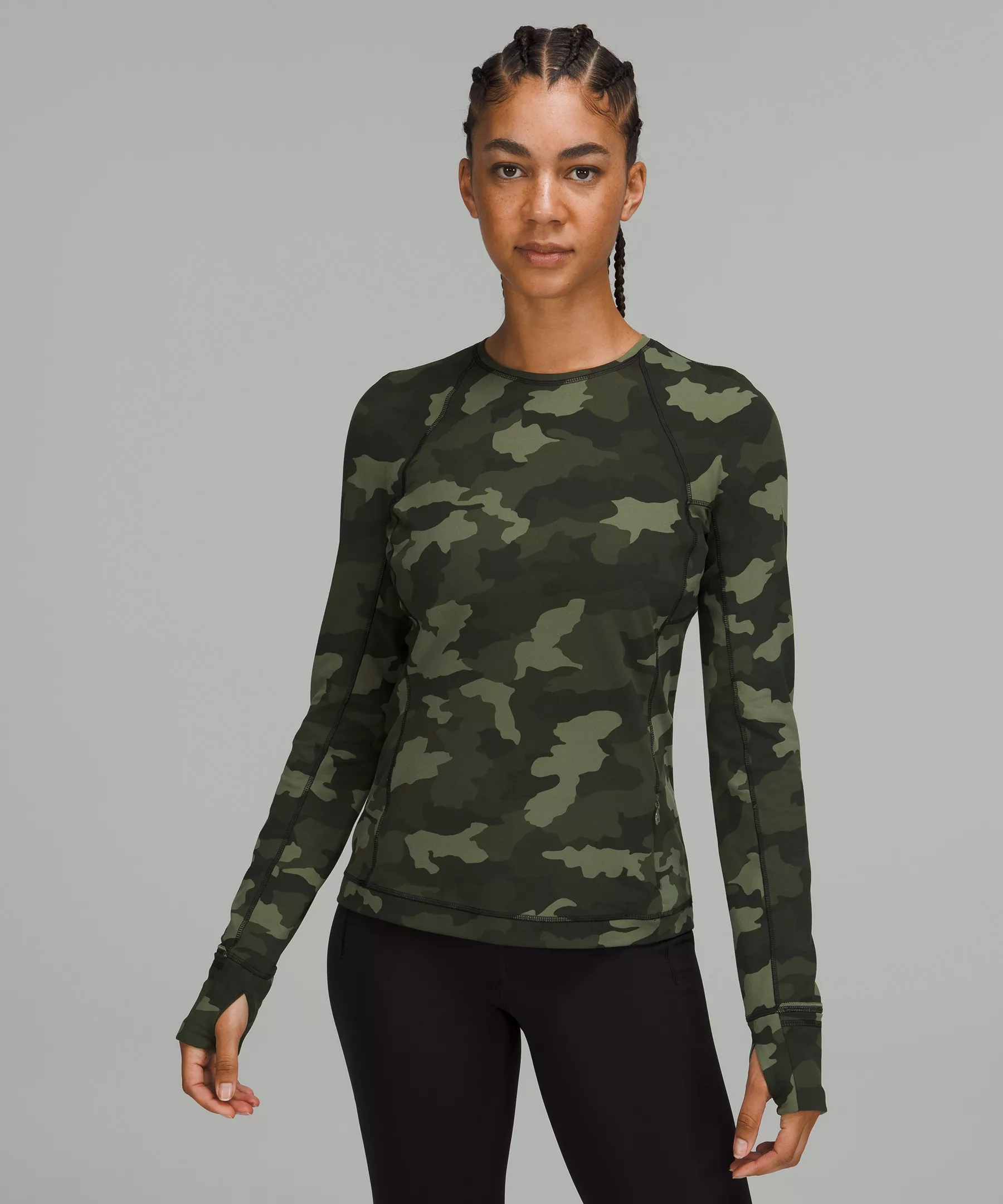 It's Rulu Run Long-Sleeve Shirt Heritage 365 Camo Medium Olive Multi