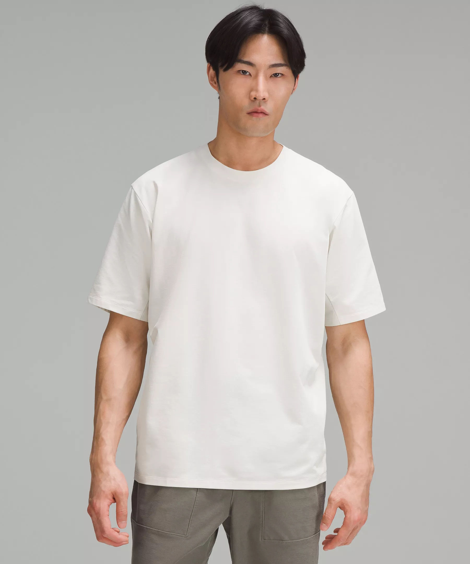 Pique Oversized-Fit T-Shirt bone