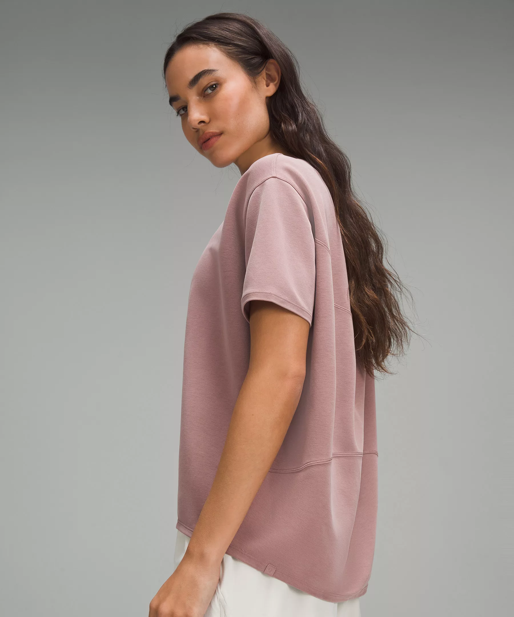 Back in Action Short-Sleeve Shirt *Pique Twilight Rose