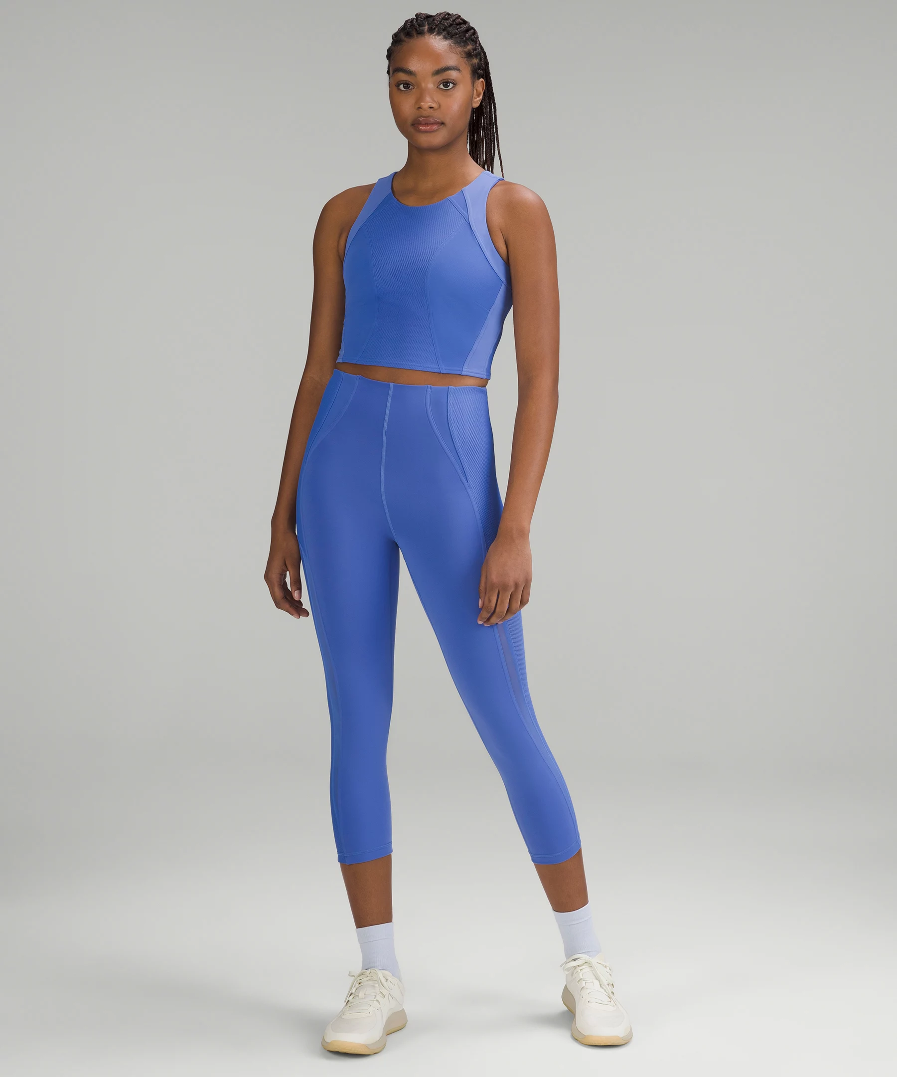 Everlux and Mesh Super-High-Rise Training Crop 21