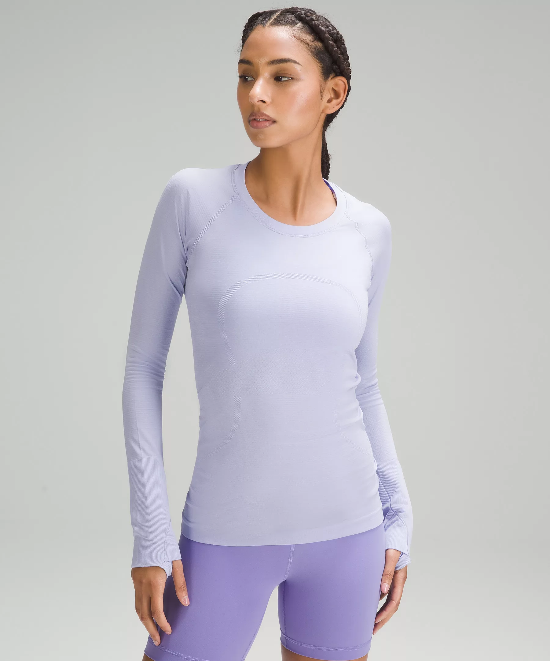 Swiftly Tech Long-Sleeve Shirt 2.0 *Online Only Lilac Smoke/Lilac Smoke