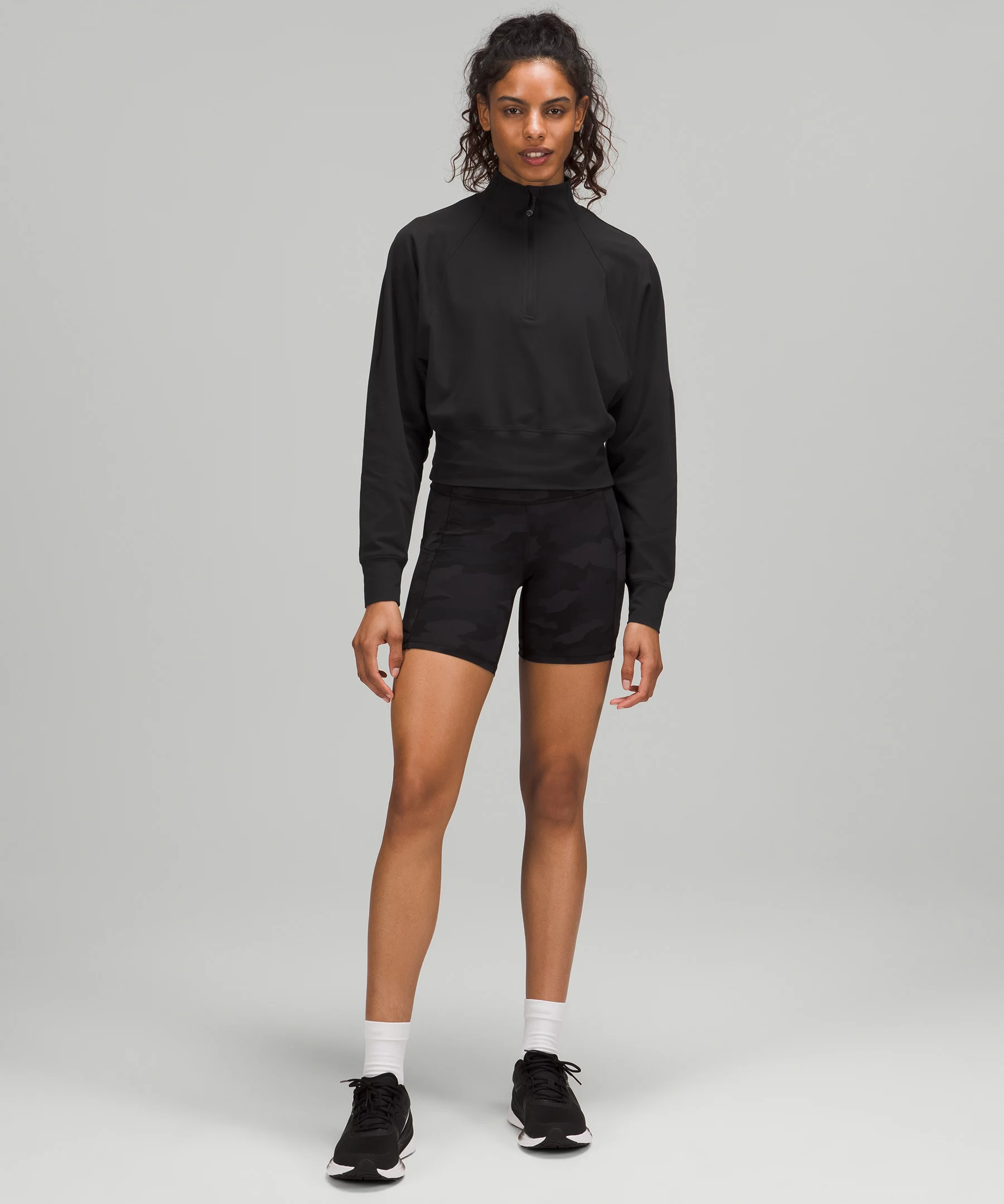 Ready to Rulu Half-Zip Pullover Black