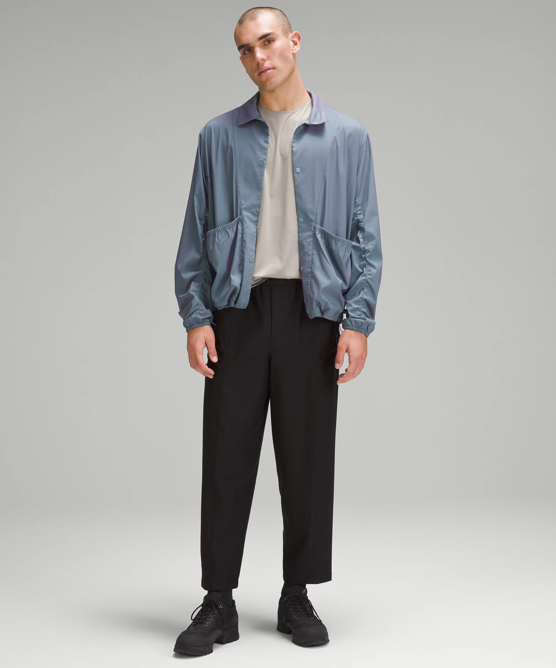 lululemon lab Lightweight Ripstop Jacket Tidewater Teal/Power Purple