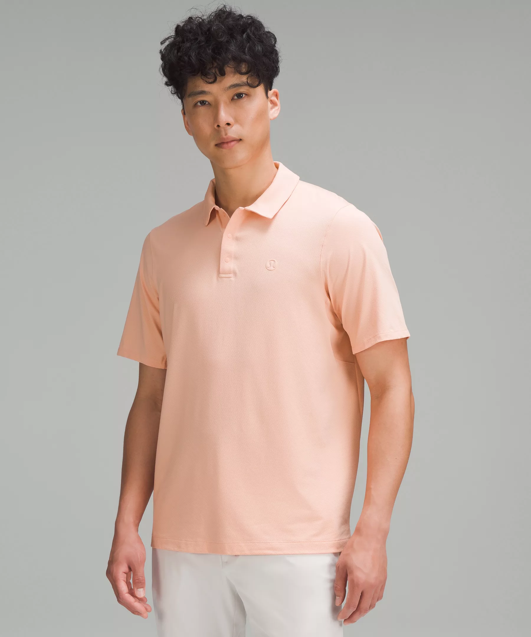 Logo Sport Polo Short Sleeve Melon Sorbet