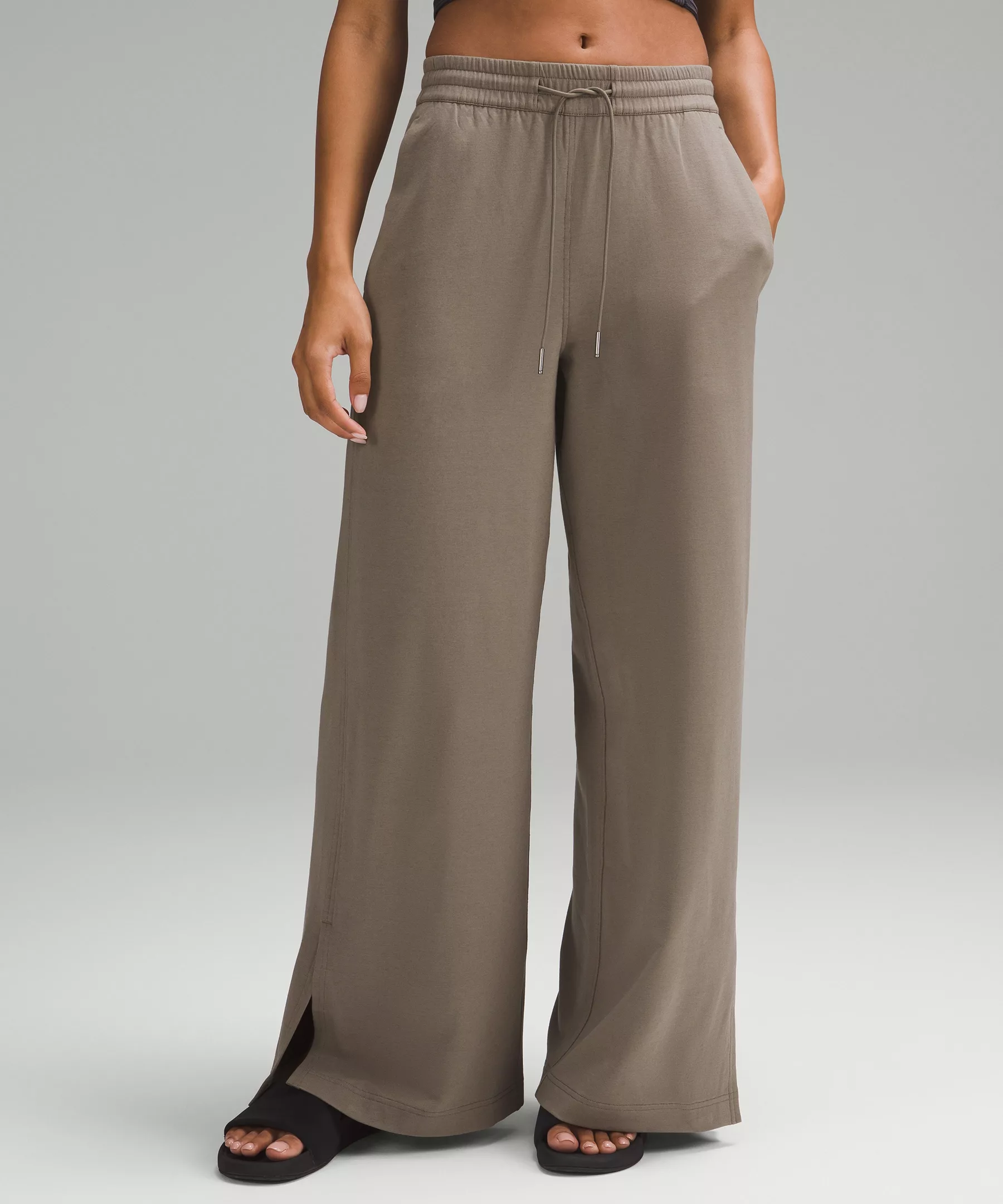French Terry High-Rise Pant *Full Length Nomad