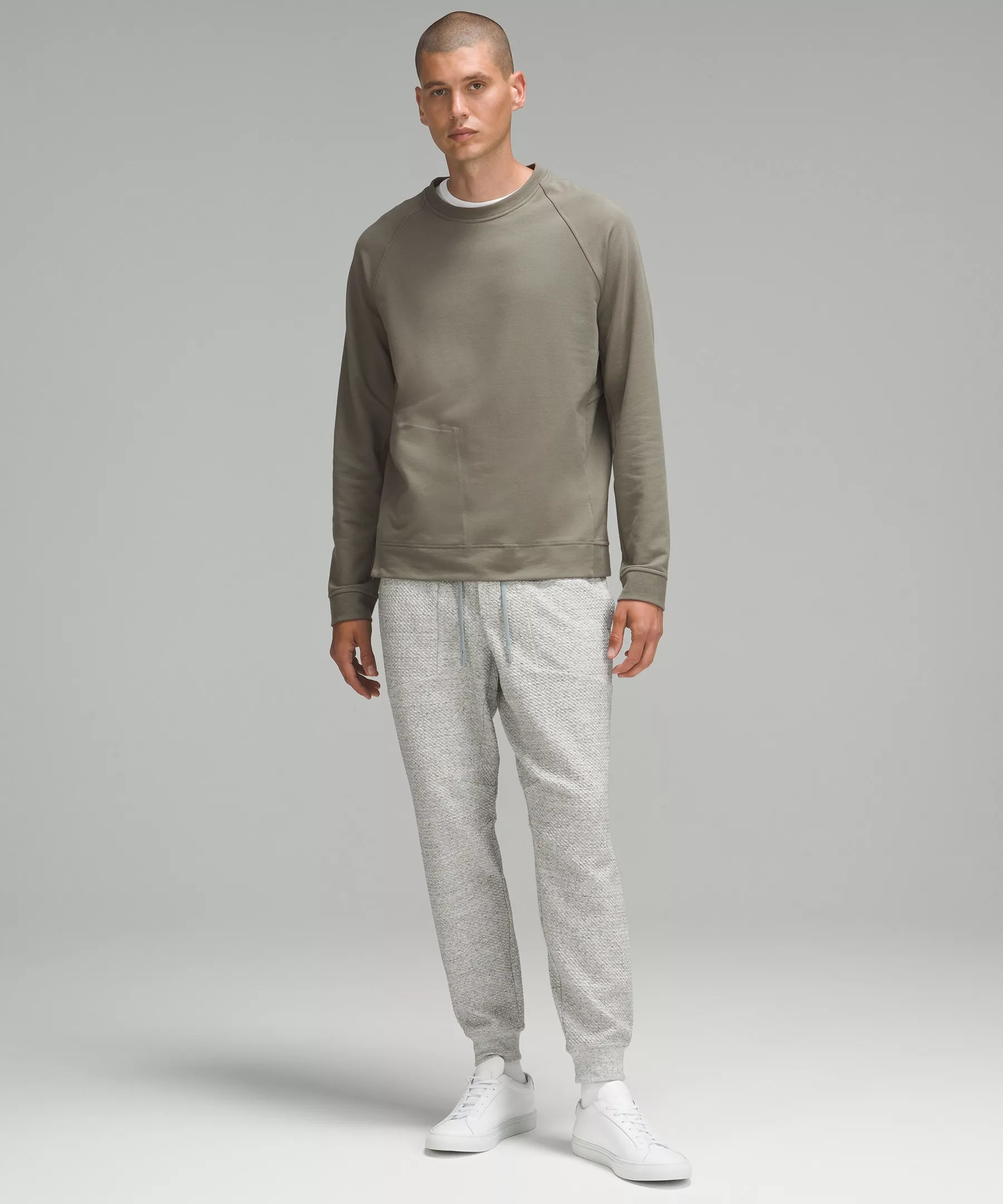 City Sweat Crew Grey Sage