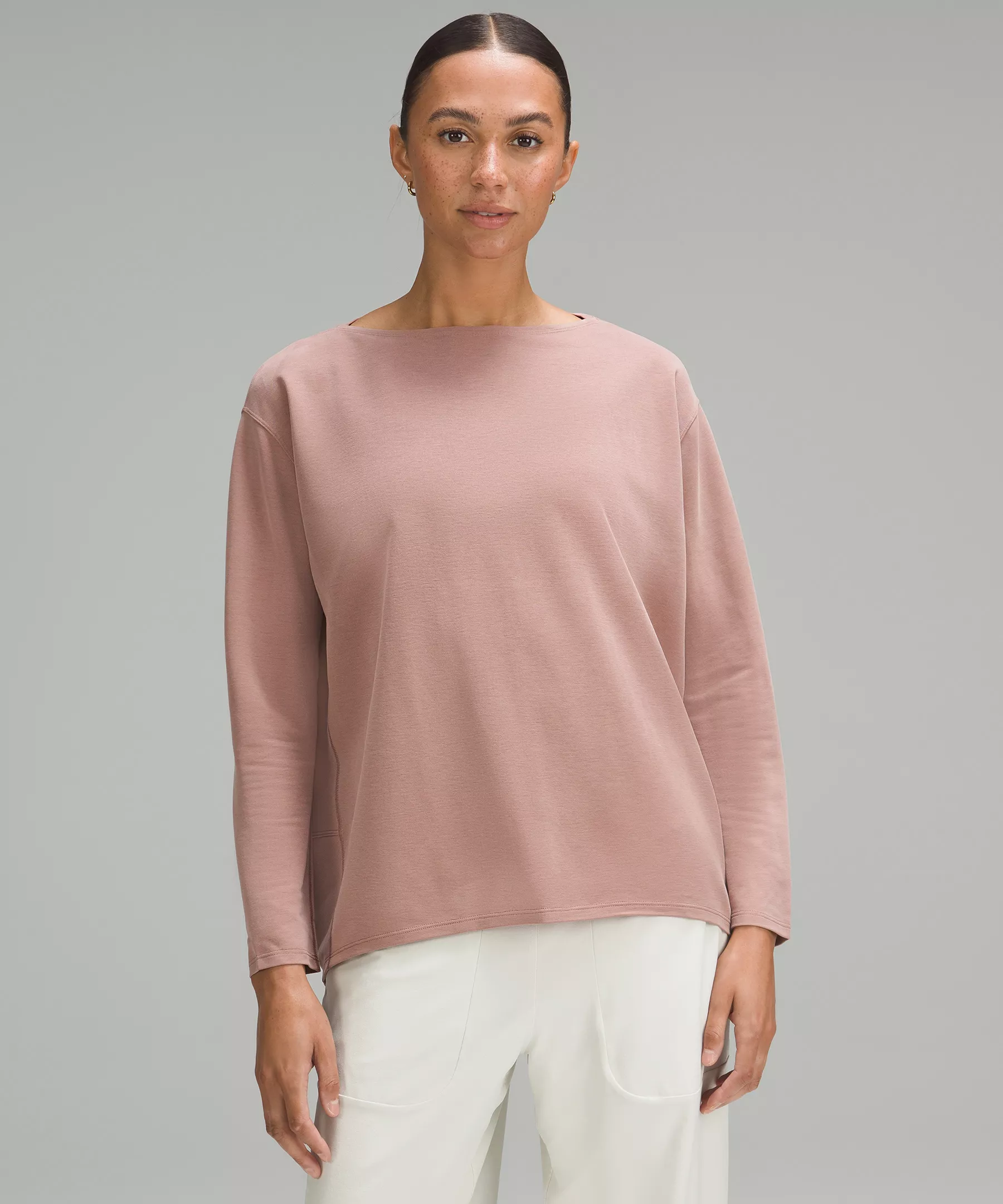 Back in Action Long-Sleeve Shirt *Pique Twilight Rose