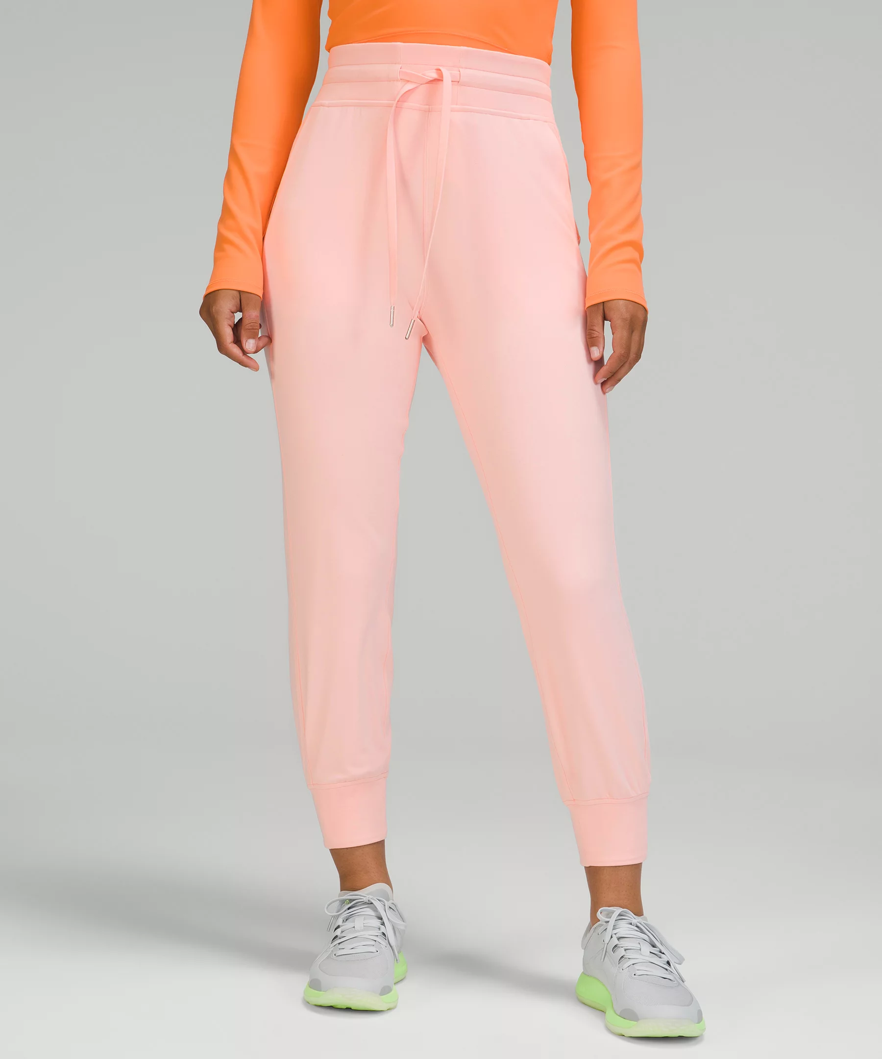 Ready to Rulu Classic-Fit High-Rise Jogger *7/8 Length Dew Pink