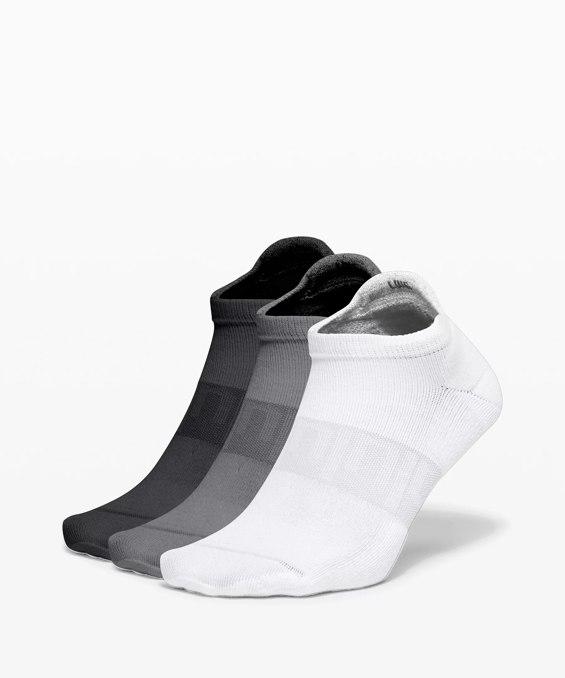 Men's Daily Stride Low-Ankle Sock 3 Pack *Wordmark White/Heather Grey/Black