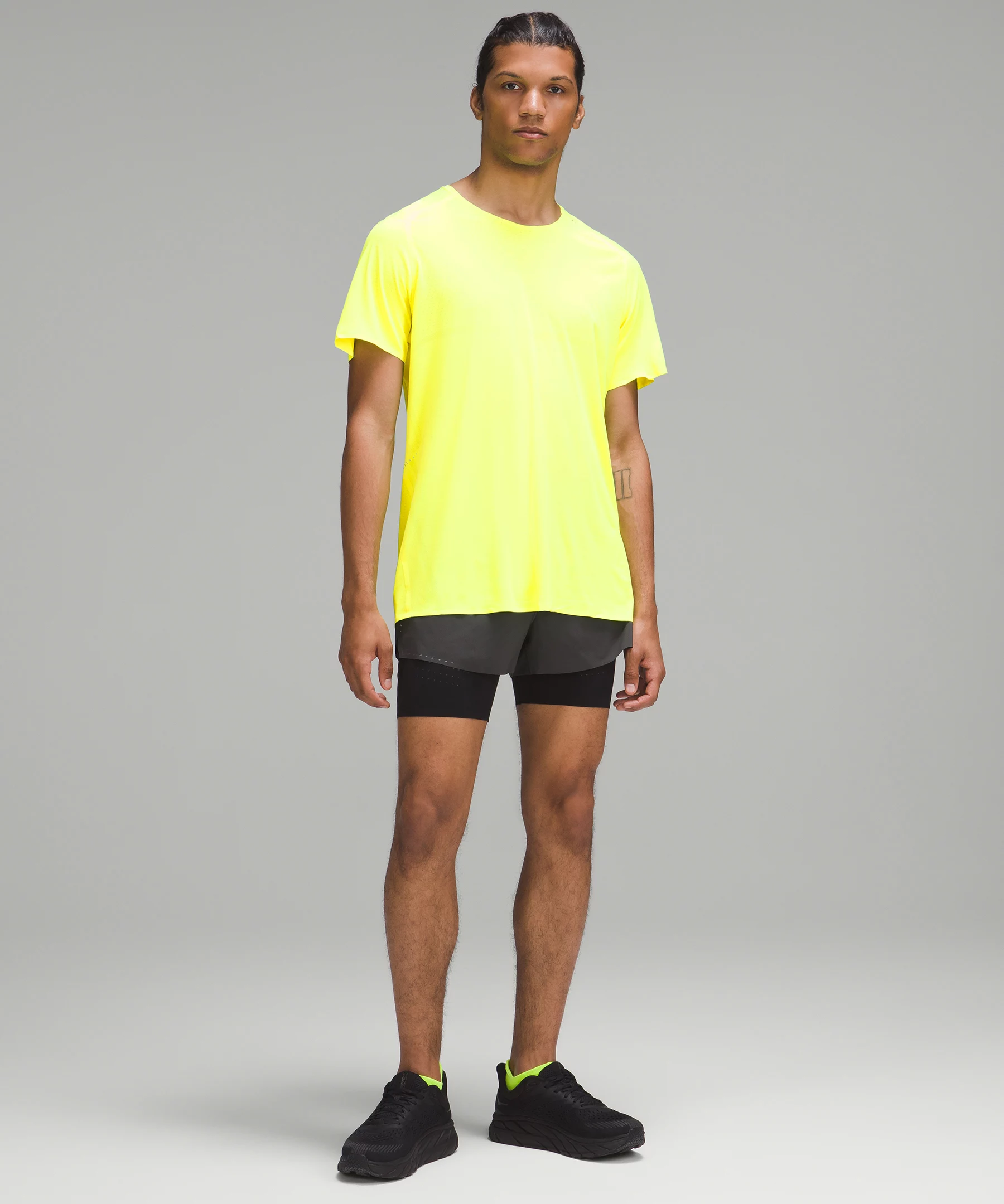 Fast and Free Short Sleeve Shirt Highlight Yellow