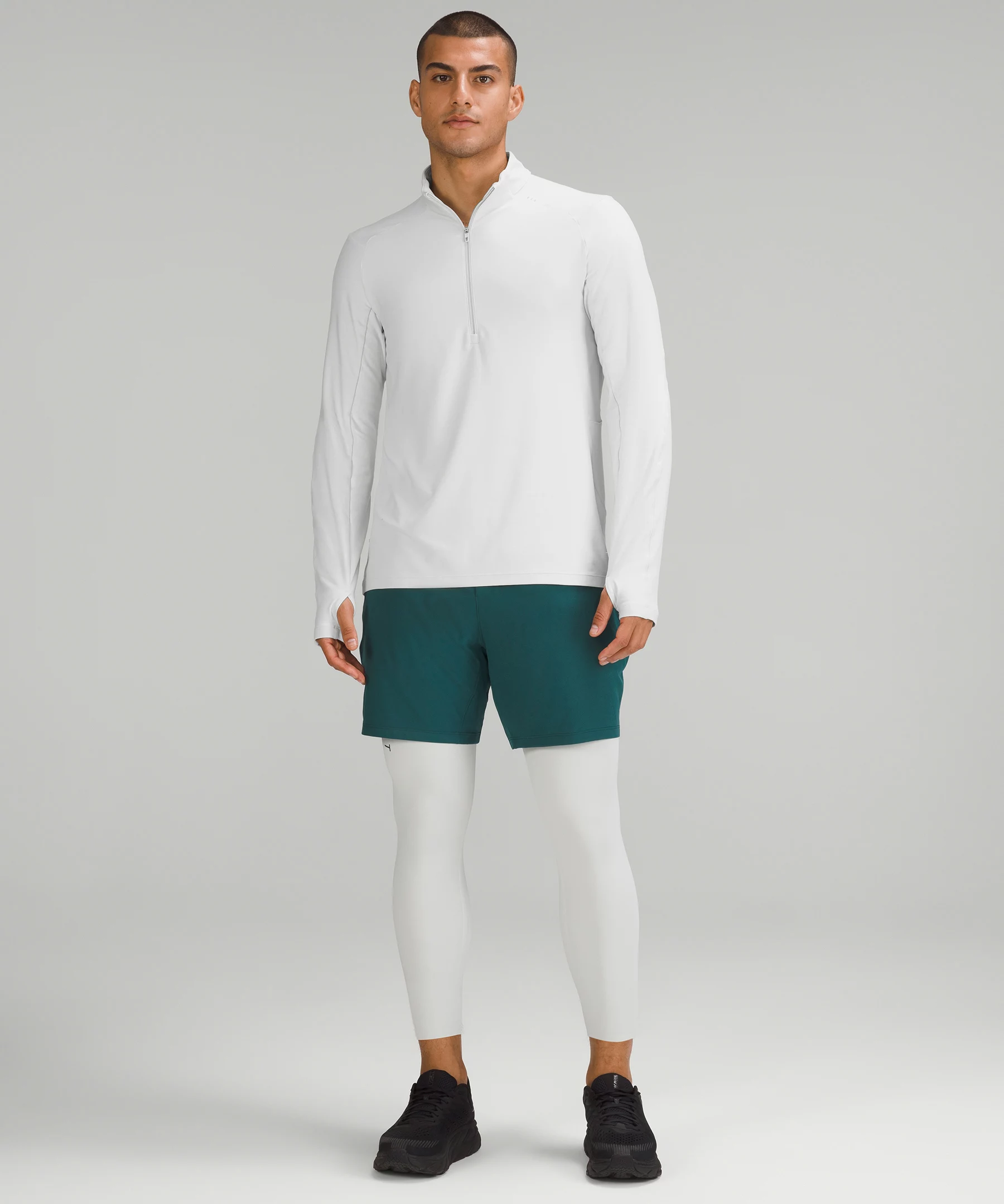 Surge Warm Half-Zip heathered vapor