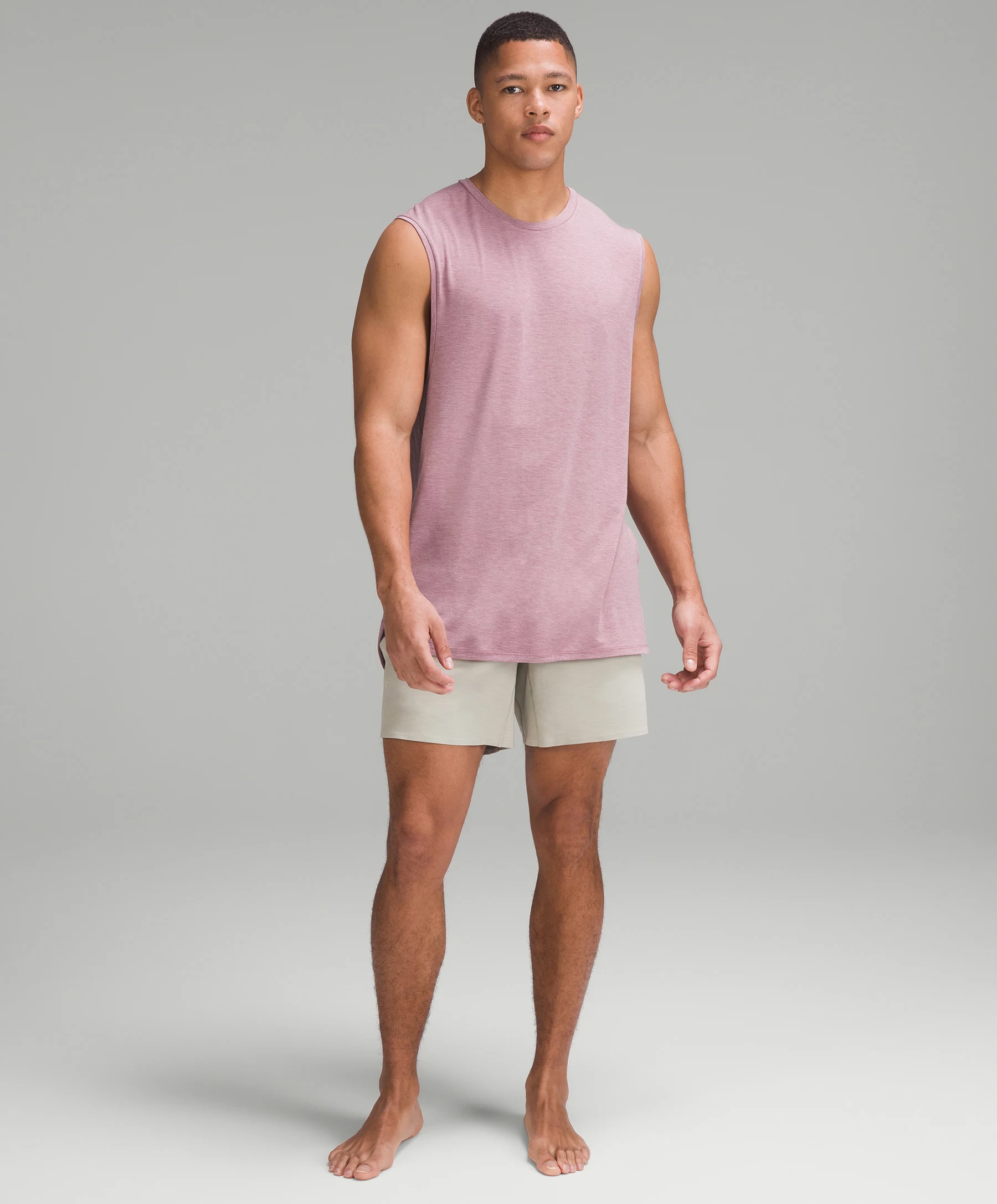 Balancer Tank Top Heathered Velvet Dust