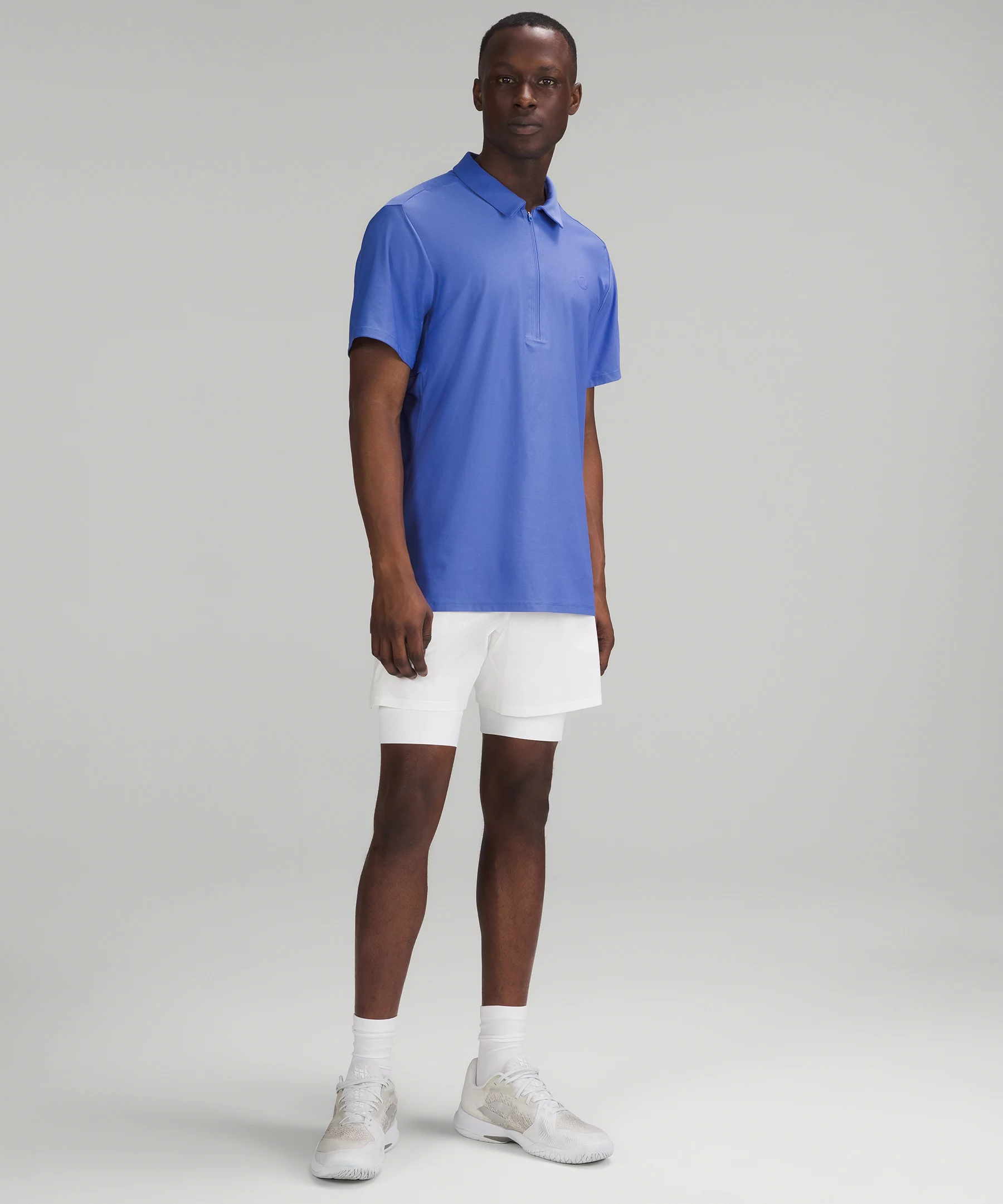 Ventilated Tennis Polo Shirt Wild Indigo