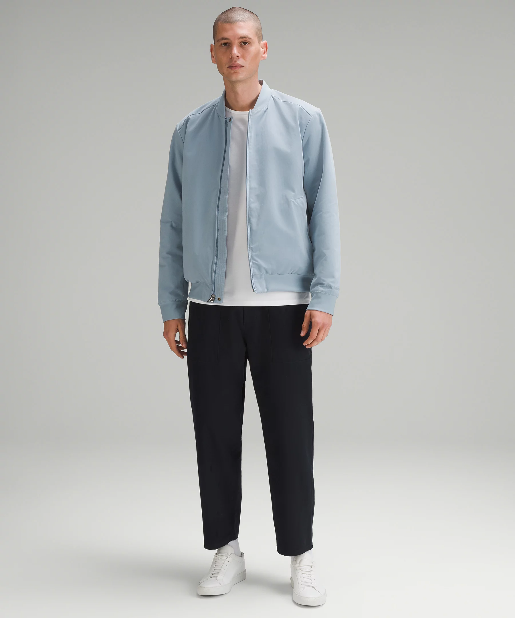 Switch Over Bomber Jacket *Cotton Blend Chambray